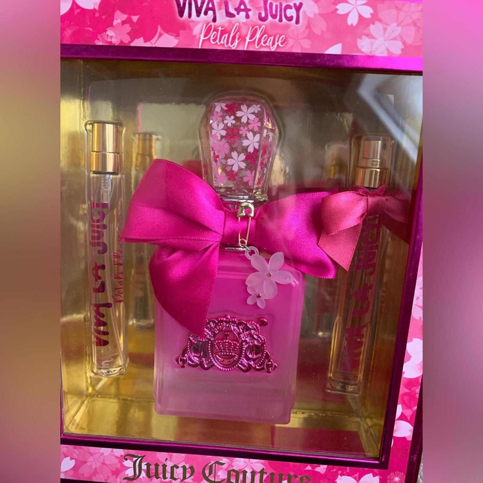 Juicy Couture Jeans NIB Juicy Couture 3-Pc Viva La Juicy Petals Please Fragrance Size ONE SIZE - 3 Thumbnail