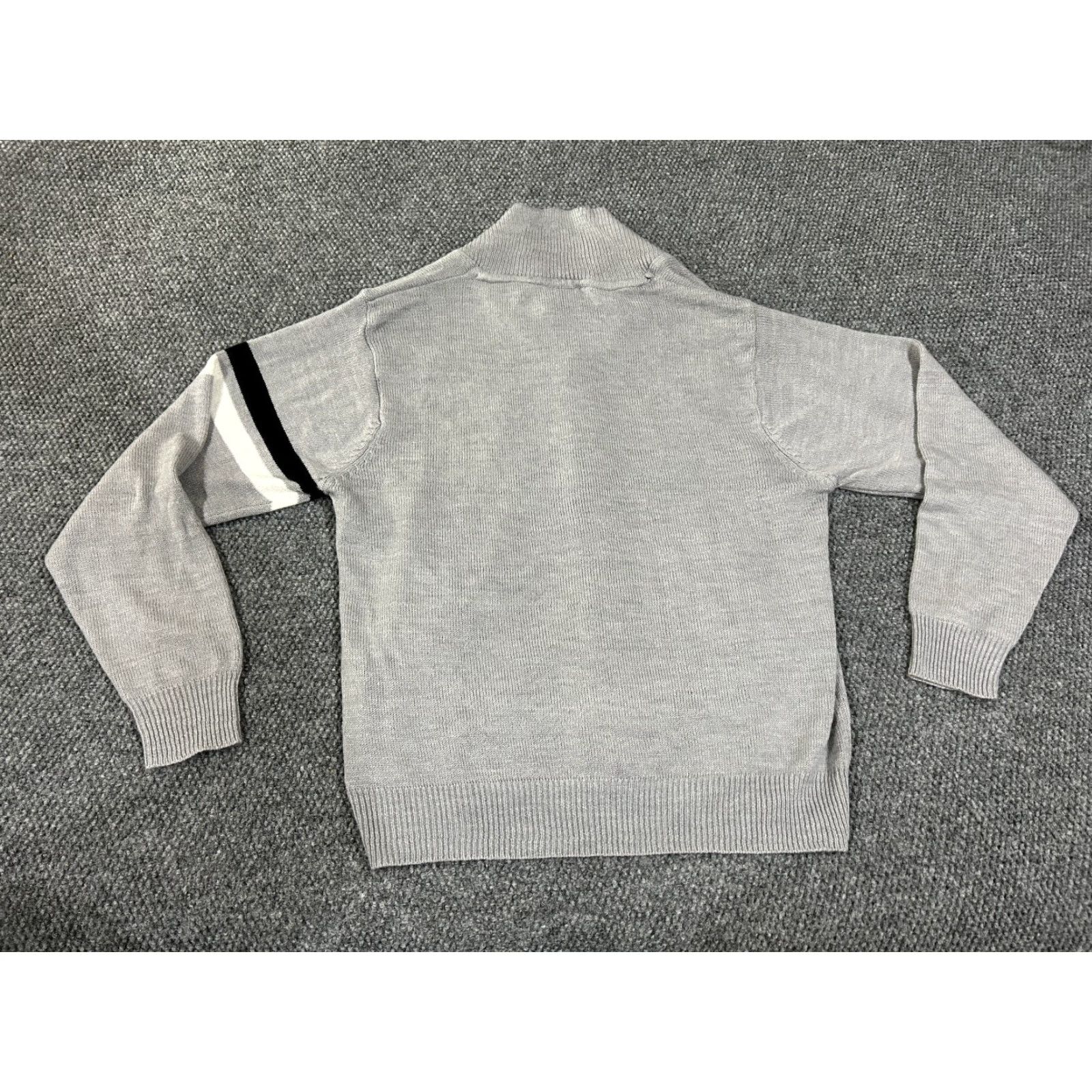 Vintage VINTAGE Mecca Cardigan Sweater Mens XL Gray Knit Button Logo 2K Hip Hop London Modern Casual Winter Fall Spring Size US XL / EU 56 / 4 - 6 Thumbnail