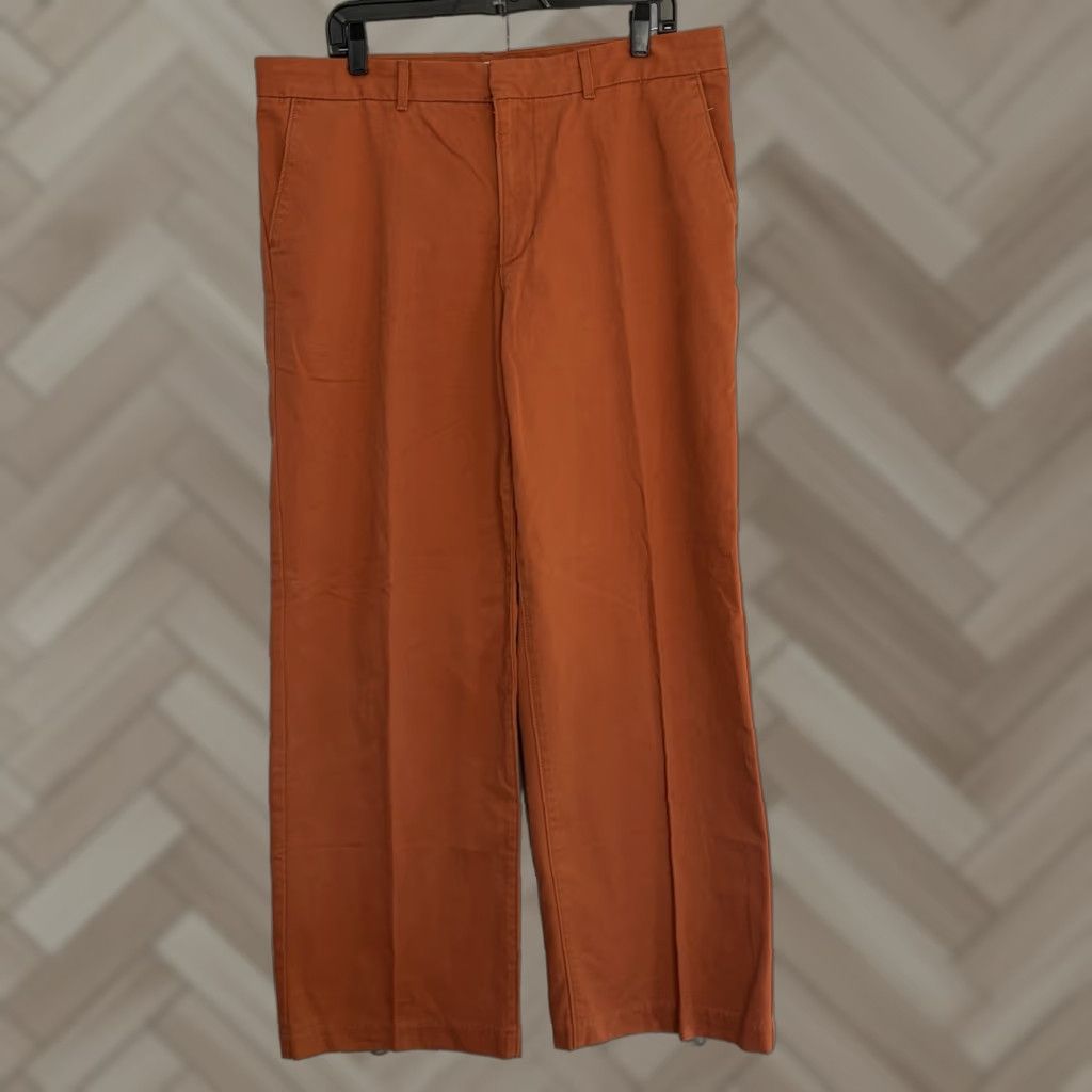Levi's Levi's Pants Women Orange Mid Rise Baggy Trousers Straight 32x31 Chino Pockets Regular Size Type Regular Size 24" / US 00 / IT 34 - 1 Thumbnail