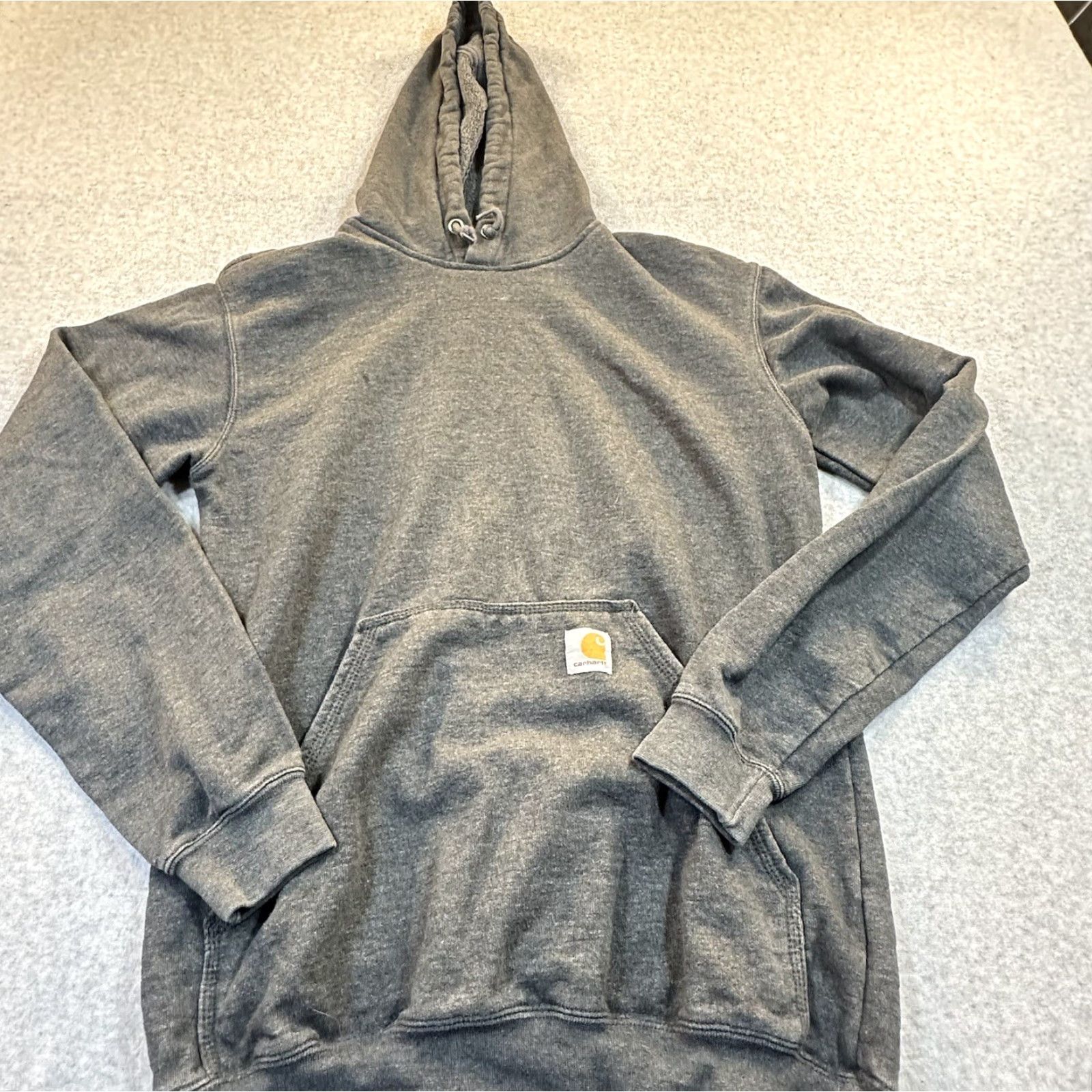 Carhartt VINTAGE Carhartt K121-026 Pullover Hoodie Regular Fit Black Men's Small Hoodie Logo Kangaroo Pocket Size US S / EU 44-46 / 1 - 3 Thumbnail