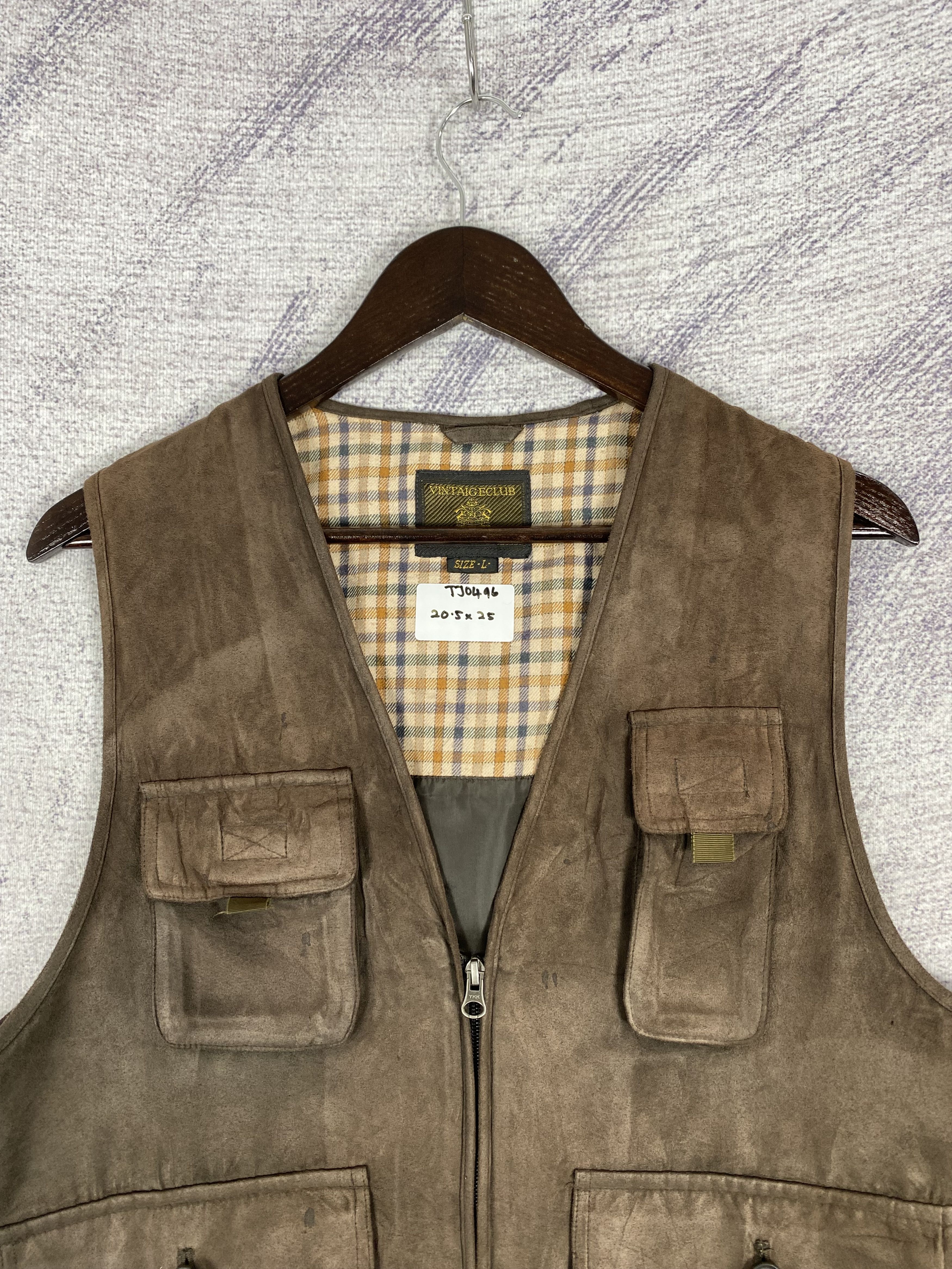Japanese Brand Vintage Vintaigeclub Multi Pocket Outdoor Utility Vest Size US L / EU 52-54 / 3 - 2 Thumbnail