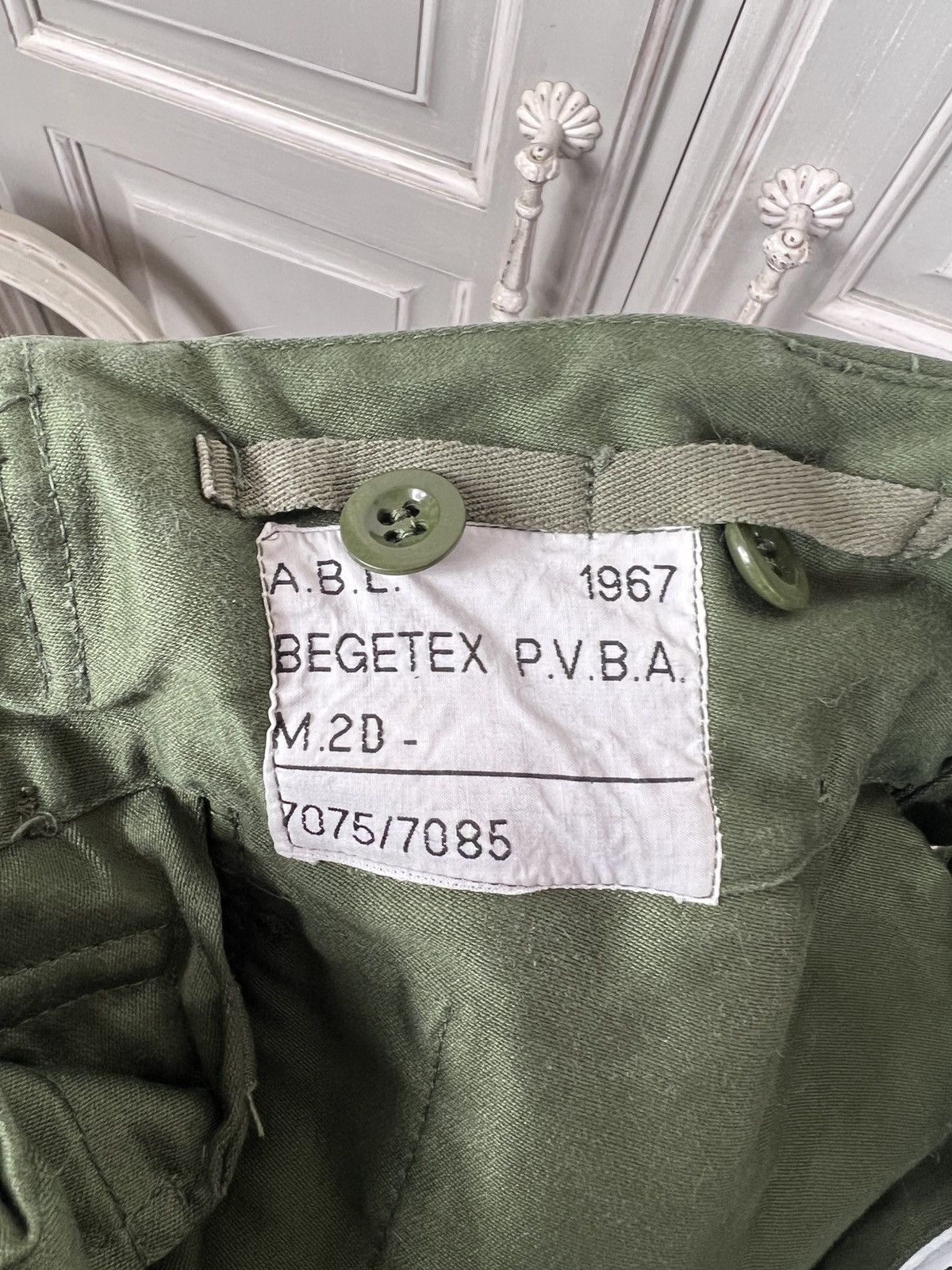Vintage Vintage 1967 BELGIUM MILITARY ABL BEGETEX PANT TACTICAL Size US 30 / EU 46 - 8 Thumbnail