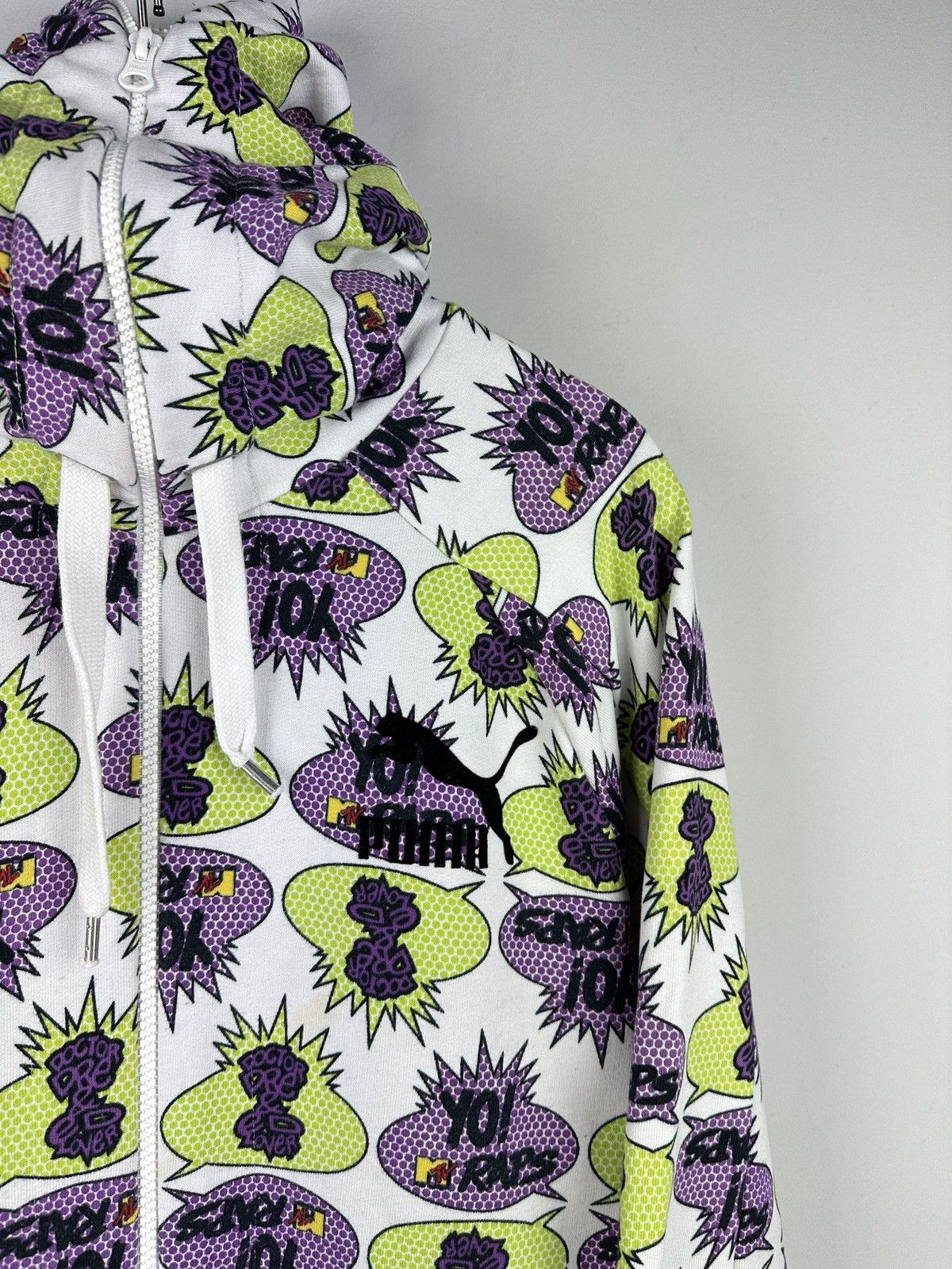 Mtv × Puma VTG Puma x Mtv Yo Raps Dr. Dre & Ed Lover Full Zip Hoodie Size US M / EU 48-50 / 2 - 3 Thumbnail