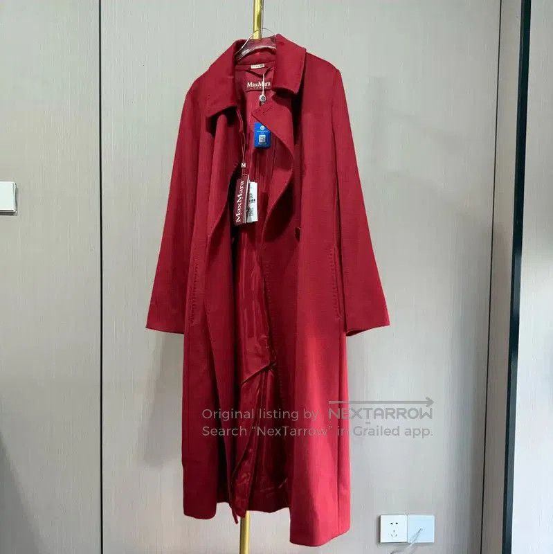 Max Mara MaxMara Red Wool Coat for Women . Size M / US 6-8 / IT 42-44 - 1 Thumbnail