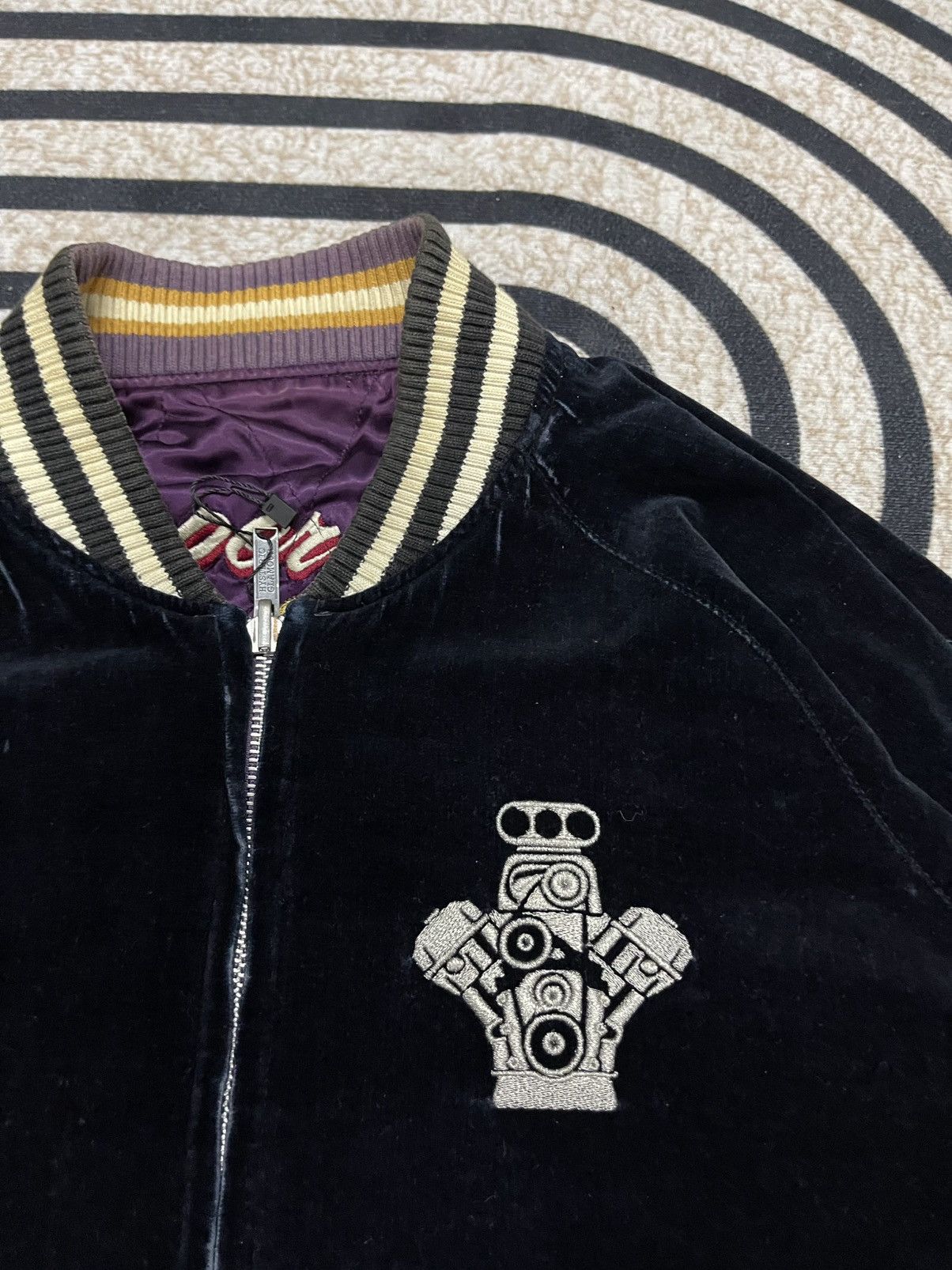 1990 HYSTERIC GLAMOUR SUKAJAN REVERSIBLE EMBROIDERED LOGO
