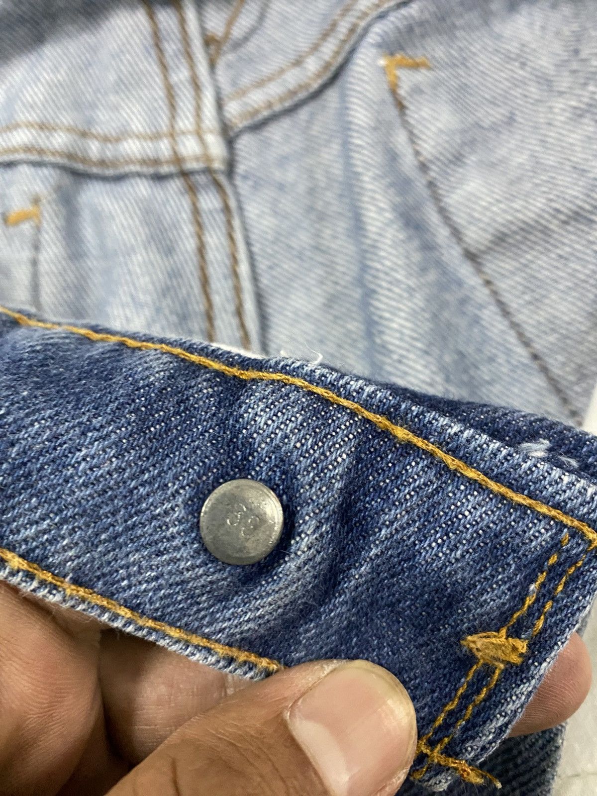 Jean × Levi's × Vintage Flare Jeans Vintage Levis Distressed Denim Boot Cut @220 Size US 32 / EU 48 - 13 Thumbnail