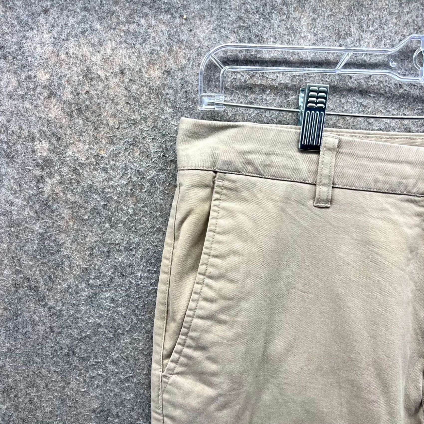 Bonobos Bonobos Pants Men Chino Flat Front 32x32 Beige Canvas Cotton Beig e Size US 32 / EU 48 - 7 Thumbnail