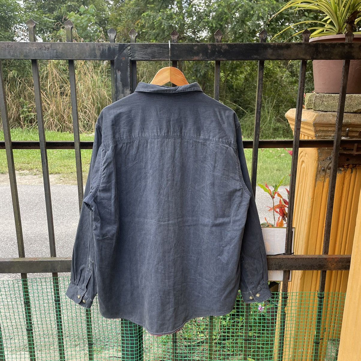 L.L. Bean × Vintage 🔥Vintage L.L.Bean Double Pocket Checkerd Inside Chore Jacket Size US L / EU 52-54 / 3 - 2 Thumbnail