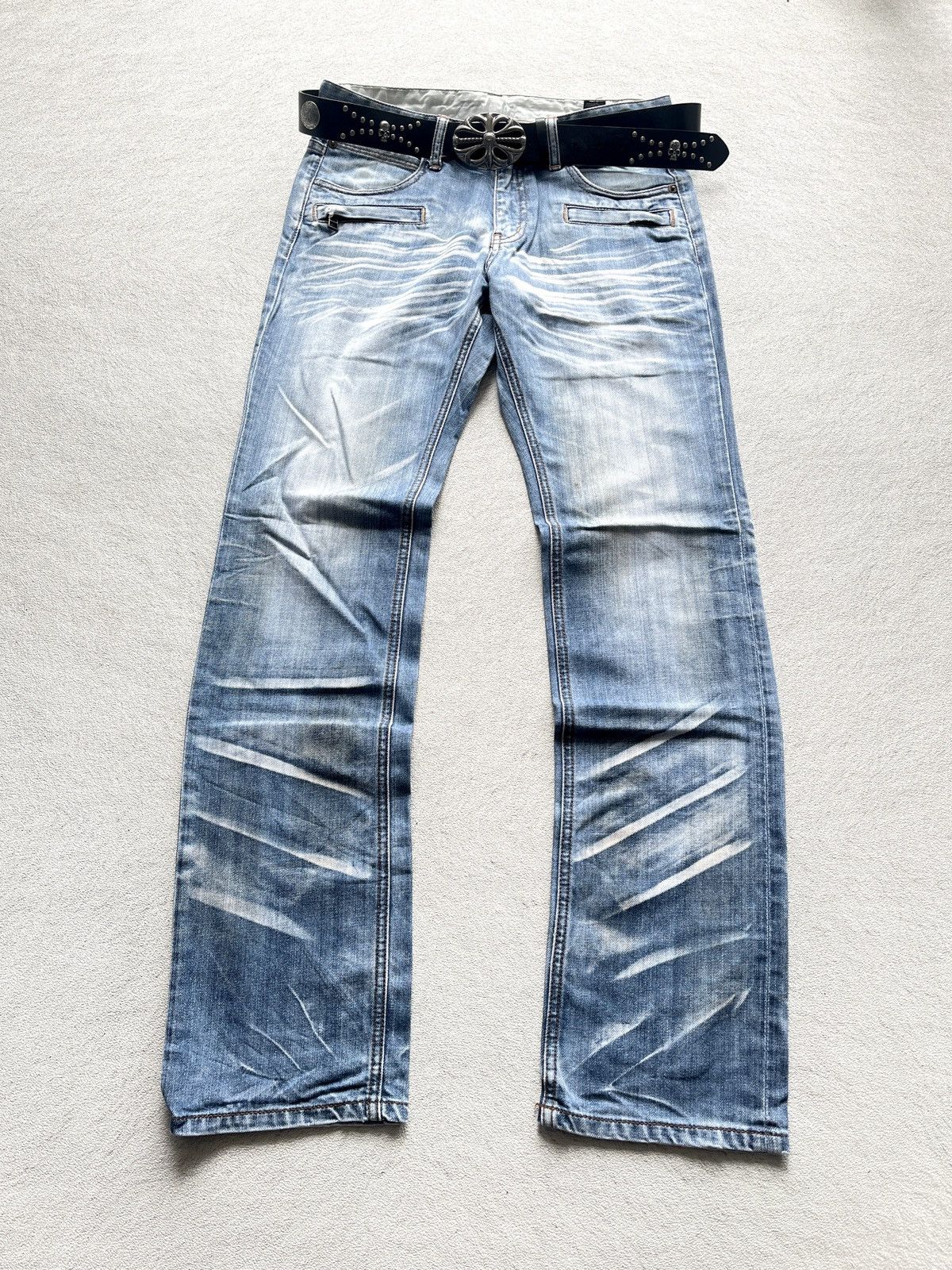 semanticdesign 2000s Semantic Design Fading Jeans Vkei If six was nine Lgb Size US 30 / EU 46 - 1 Thumbnail