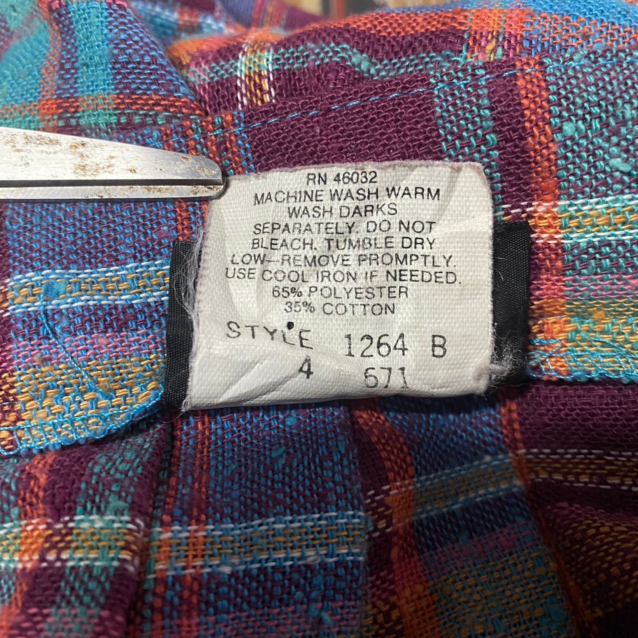 Vintage VINTAGE SOUTHERN LADY SKIRT SIZE 5/6 TARTAN PLAID SKIRT Size 26" / US 2 / IT 38 - 9 Thumbnail