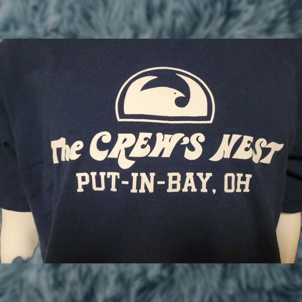 Vintage VINTAGE The Crows Nest Put-In-Bay OH Boat Club Resort T Shirt XL Nice MV Sport Blue Graphic Tee Mens Size US XL / EU 56 / 4 - 1 Thumbnail
