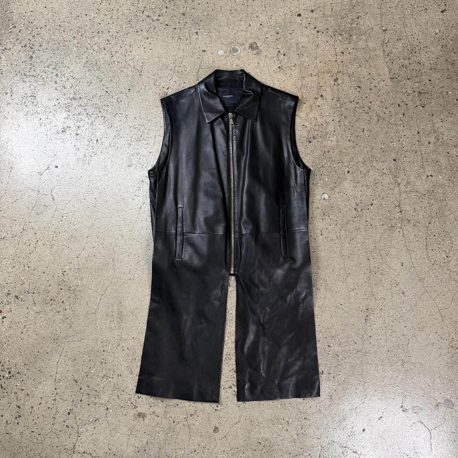 Givenchy Givenchy SS13 Look 34 Leather Runway Vest Size US M / EU 48-50 / 2 - 1 Thumbnail