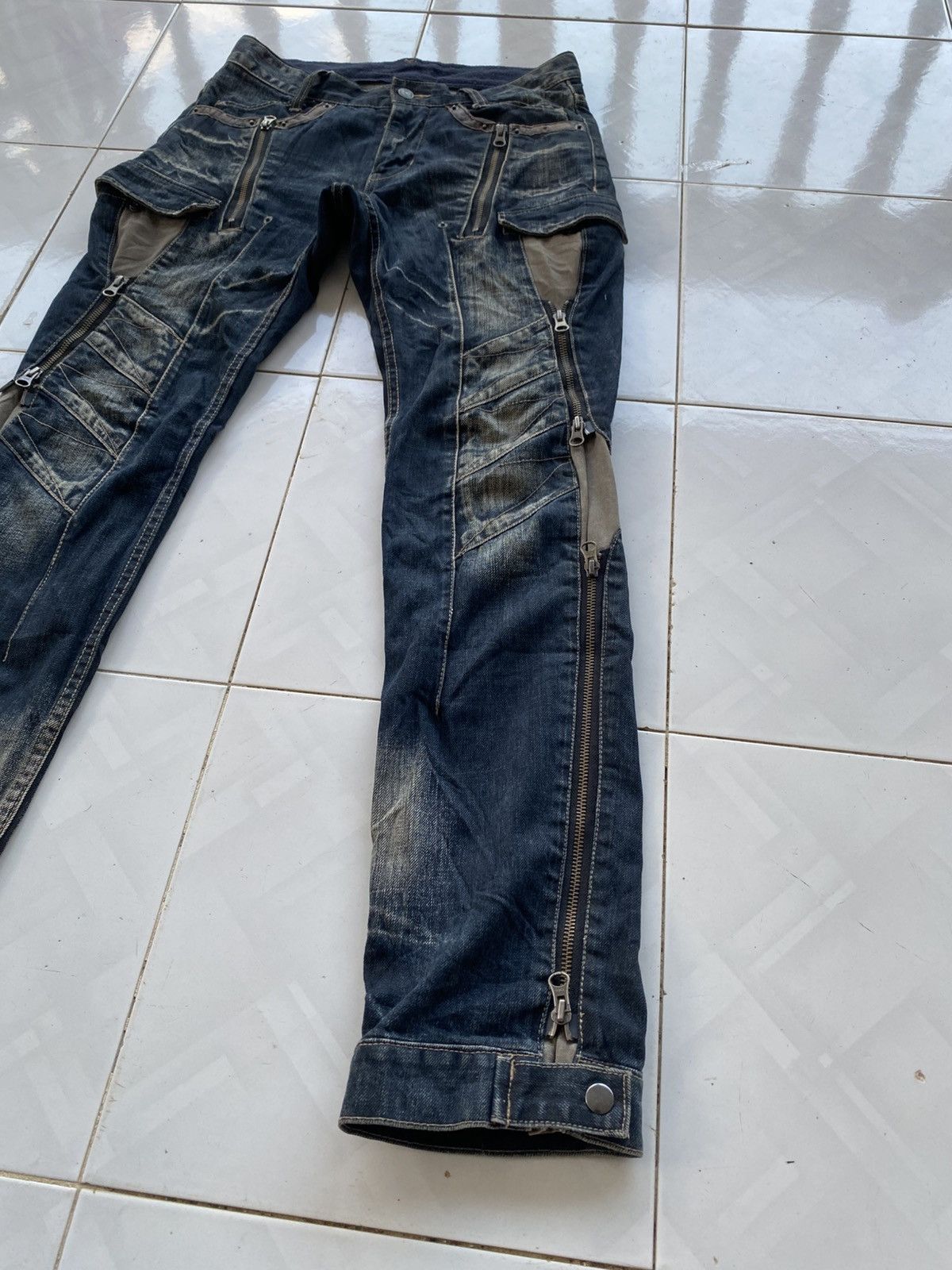 PPFM PPFM Zippers Denim Size US 31 - 6 Thumbnail