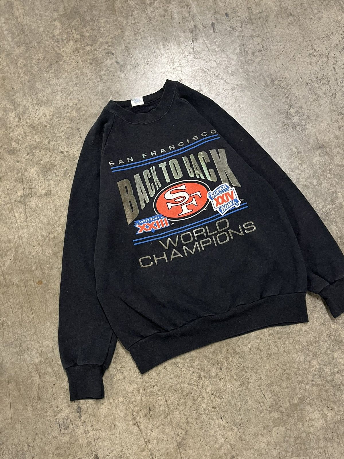Vintage Vintage NFL sanfrensico 49ers crewneck 90s rare streetwear Size US L / EU 52-54 / 3 - 4 Thumbnail