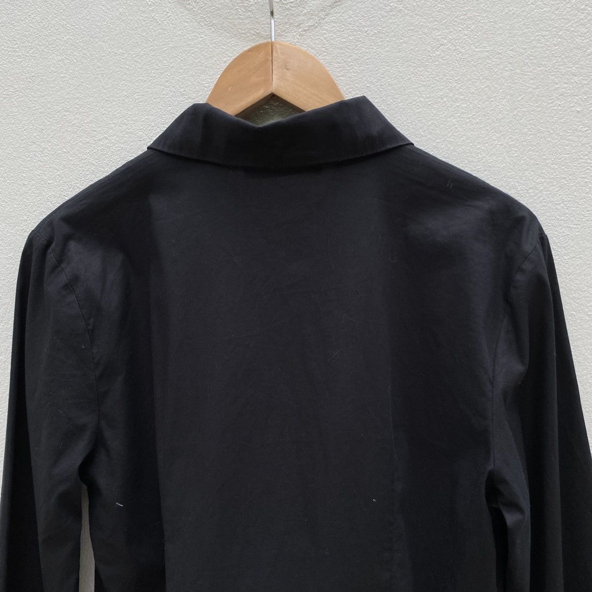 Cop Copine COP. COPINE Black Zip-Collar Blouse Size XS / US 0-2 / IT 36-38 - 16 Thumbnail
