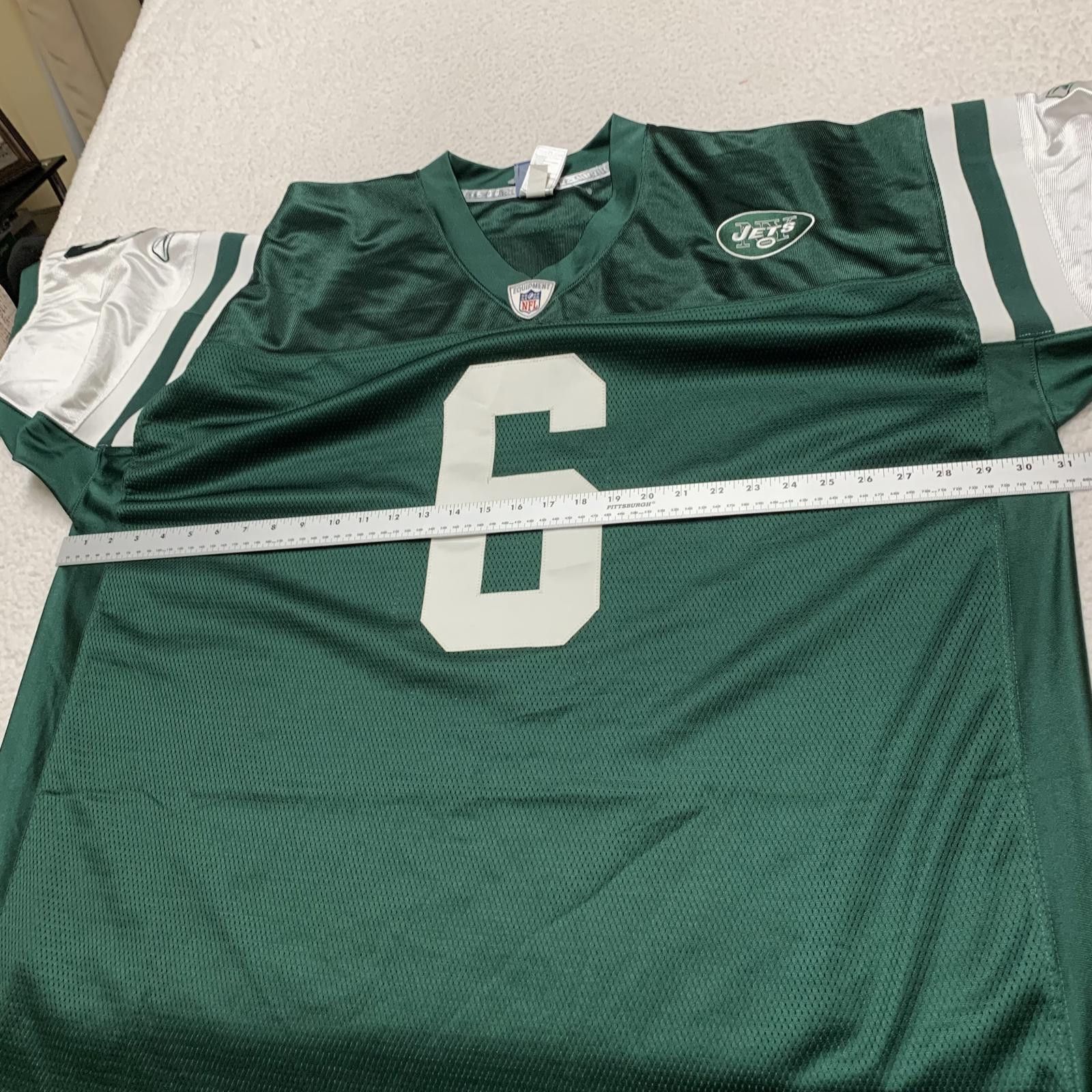 Reebok Reebok New York Jets Mark Sanchez #6 Jersey Sz 58 NFL Size US M / EU 48-50 / 2 - 7 Thumbnail