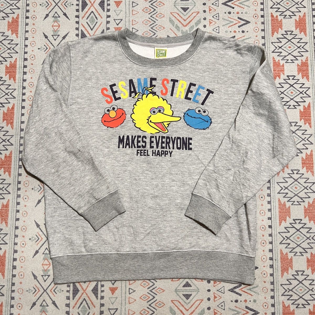 Cartoon Network × Kaws Vintage Cartoon Sesame Street Sweatshirt Size US L / EU 52-54 / 3 - 1 Thumbnail
