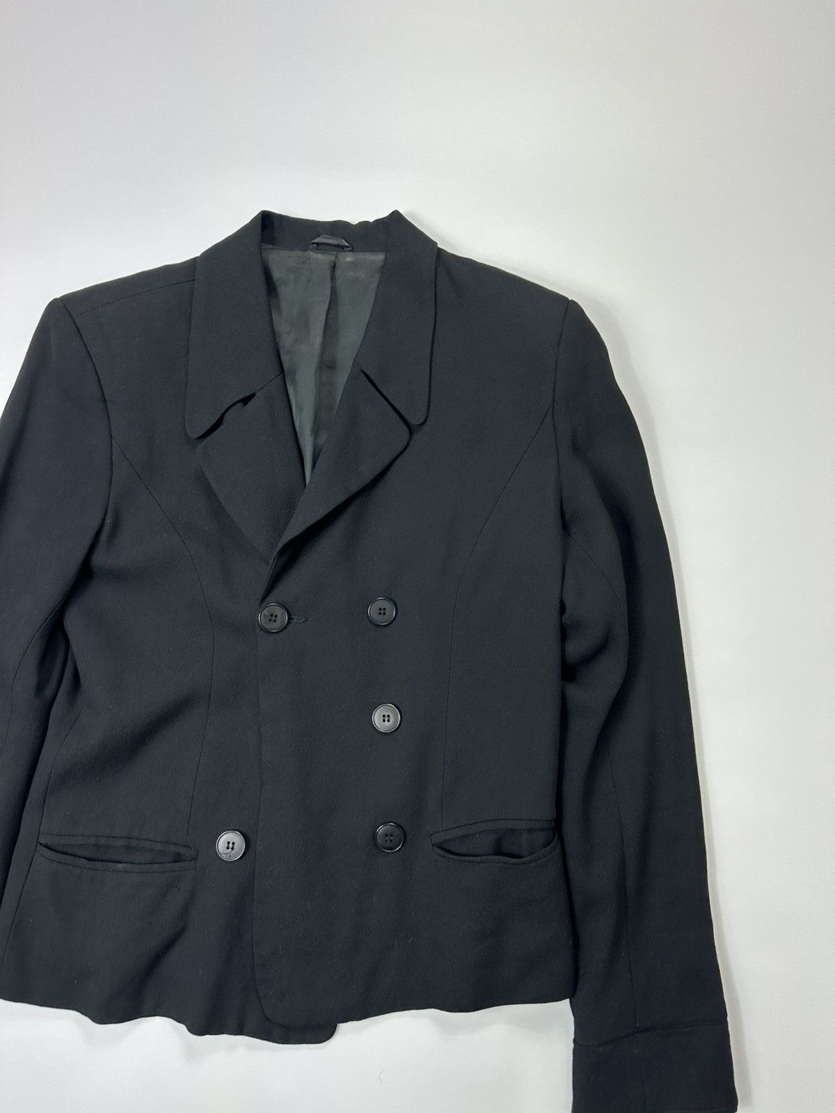 Burberry Vintage Thomas Burberry Wool Blazer Black Casual Size M / US 6-8 / IT 42-44 - 6 Thumbnail