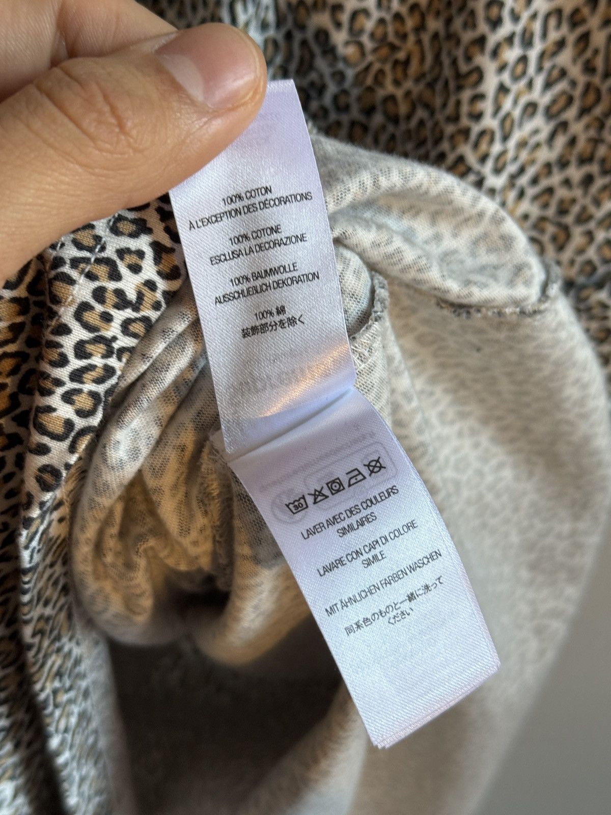 Supreme Supreme FW 25 Leopard small box logo tee Size US M / EU 48-50 / 2 - 5 Thumbnail