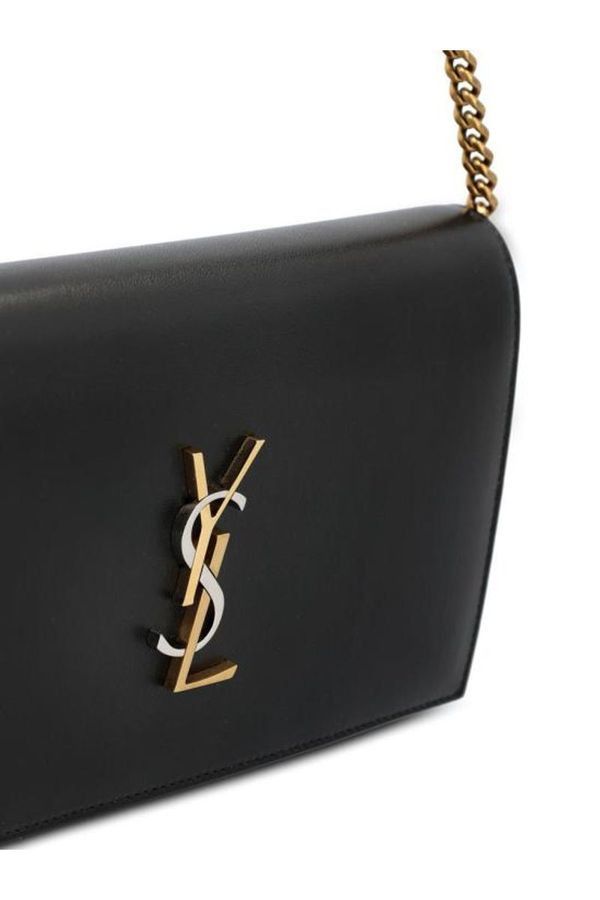 Saint Laurent Paris o1s1wg110125 747464 Size: OS / Cassandre Chain Wallet Black Size ONE SIZE - 4 Thumbnail