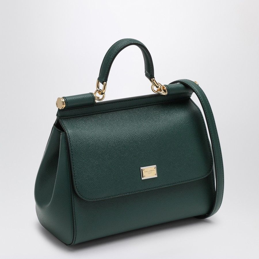 Dolce & Gabbana o1d2blof0824 Size : OS / Large Handbag in Dark Green Size ONE SIZE - 2 Thumbnail