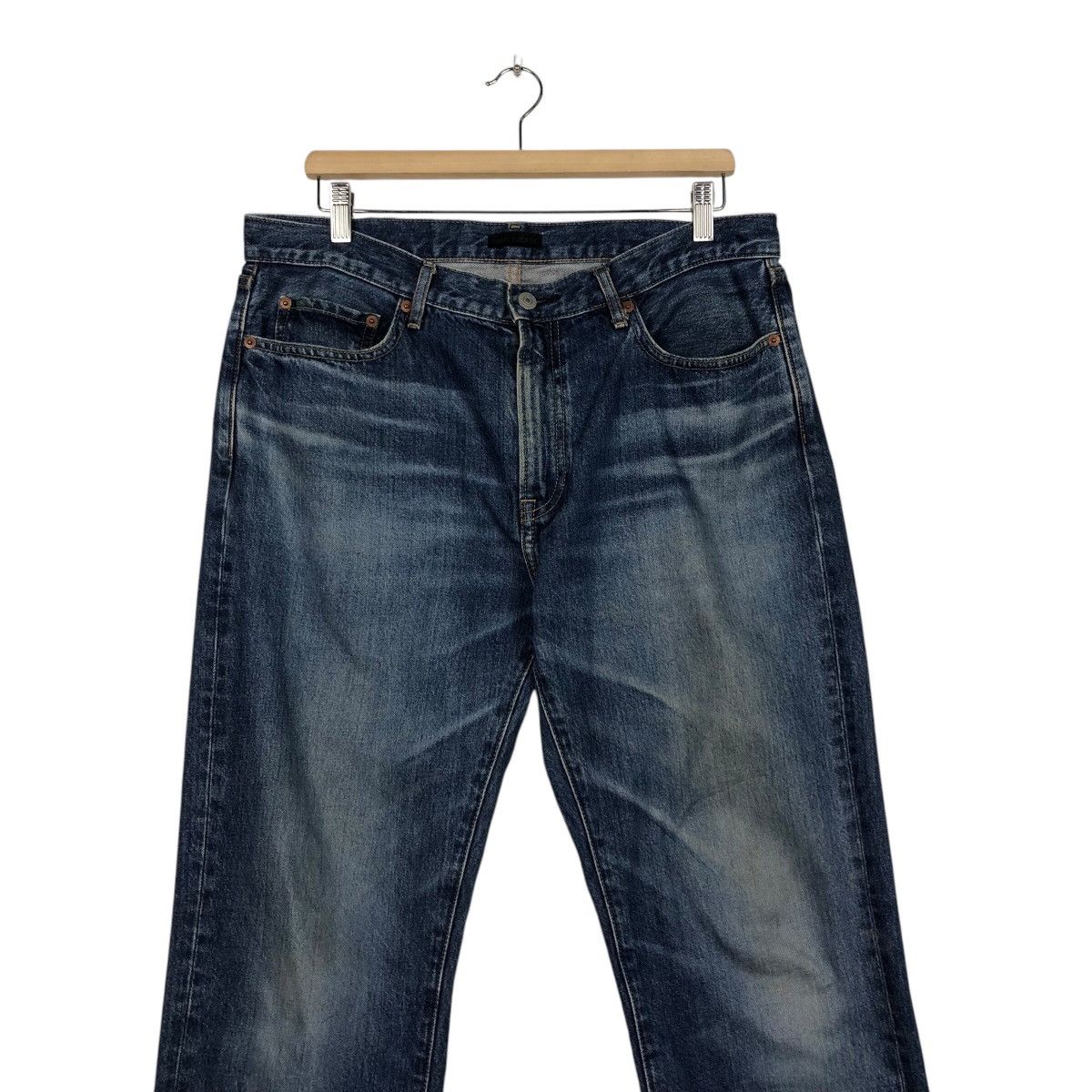 Japanese Brand × Vintage 📌Vintage Denim Jeans Uniqlo Issey Miyake Rich Blue Size US 36 / EU 52 - 5 Thumbnail