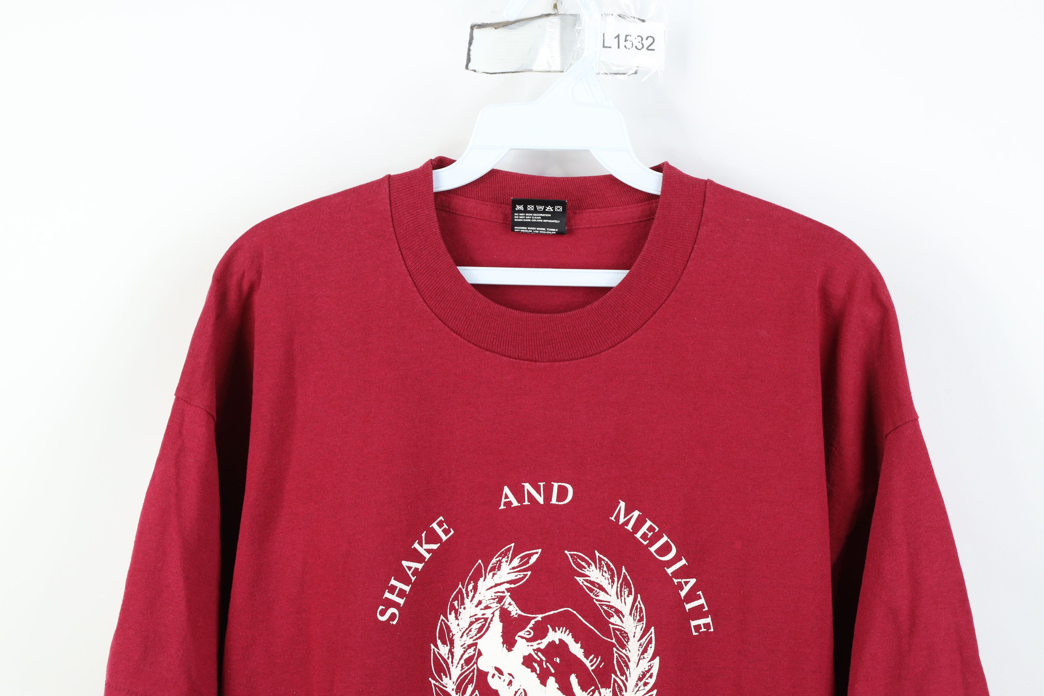 Vintage Vintage 90s Streetwear Team Bulldog Lawyer T-Shirt USA Size US XL / EU 56 / 4 - 2 Thumbnail