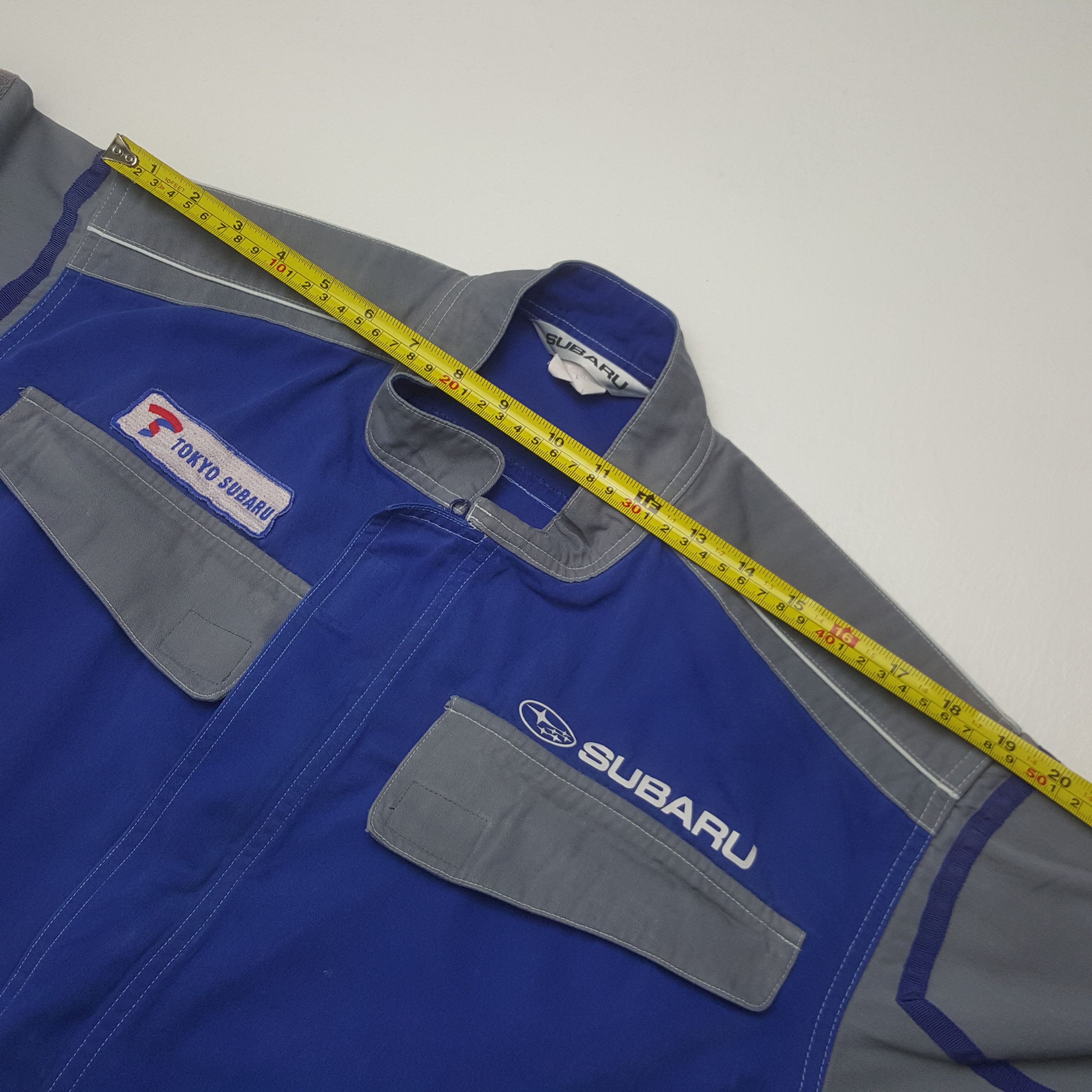 Japanese Brand Vintage Subaru Racing Worker Jumpsuit Jacket Size US L / EU 52-54 / 3 - 11 Thumbnail