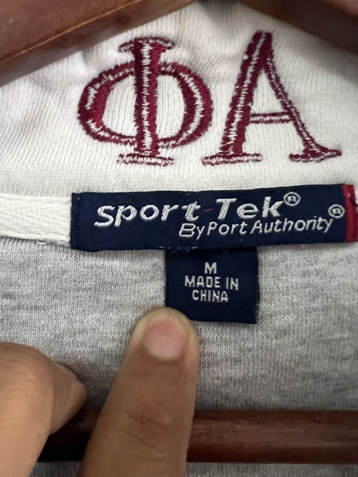 Japanese Brand Alpha Phi Sport-Tek Sweatshirt Size US M / EU 48-50 / 2 - 13 Thumbnail