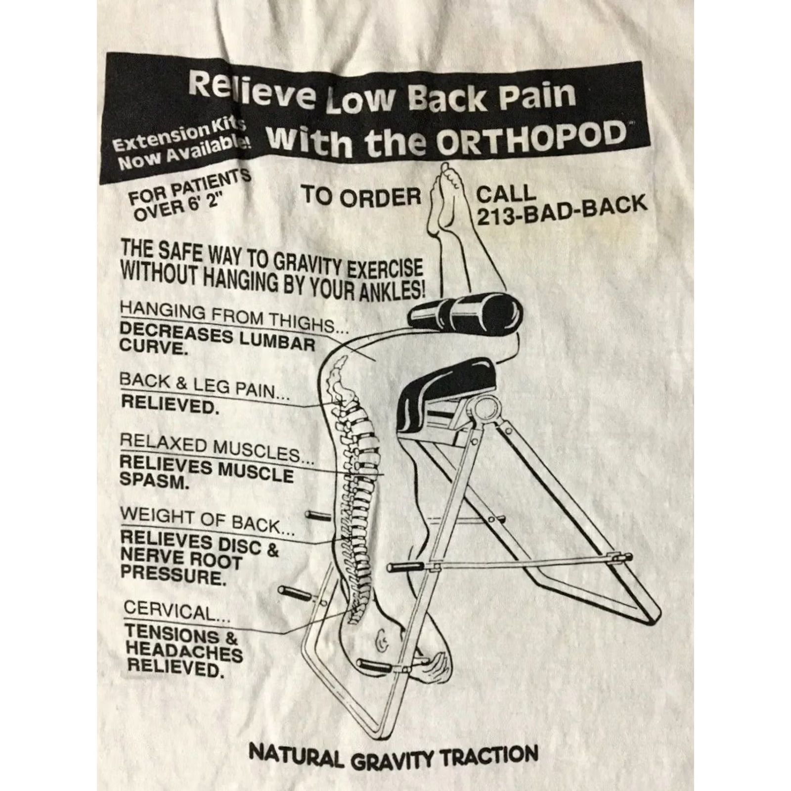 Vintage Vintage 90s I Love My Orthopod Faded Promo Shirt L XL Back Pain Doctor Funny Grunge Size US L / EU 52-54 / 3 - 4 Thumbnail