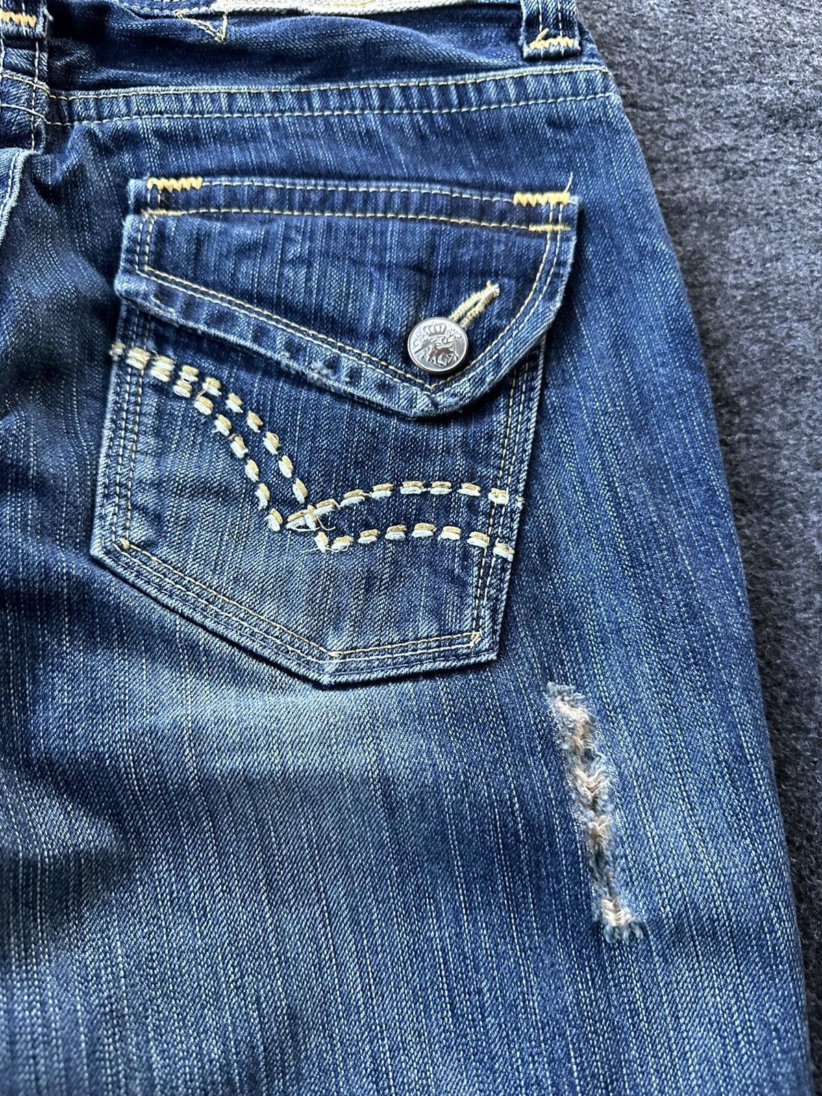 14th Addiction × Beauty Beast × If Six Was Nine Vintage Flare Georgia Love Denim D231 Size US 28 / EU 44 - 14 Thumbnail