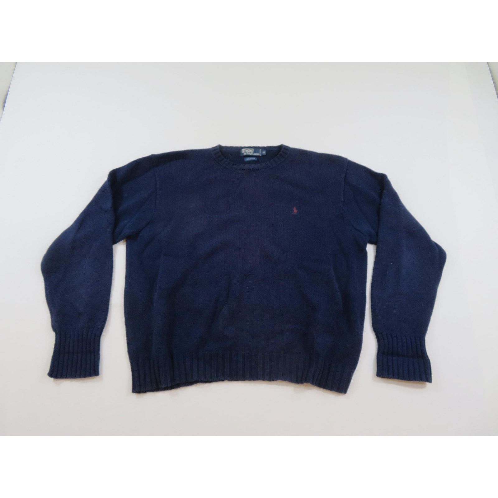 Polo Ralph Lauren Polo By Ralph Lauren Sweater, Pullover Crewneck, Blue Sz XL Size US XL / EU 56 / 4 - 1 Thumbnail
