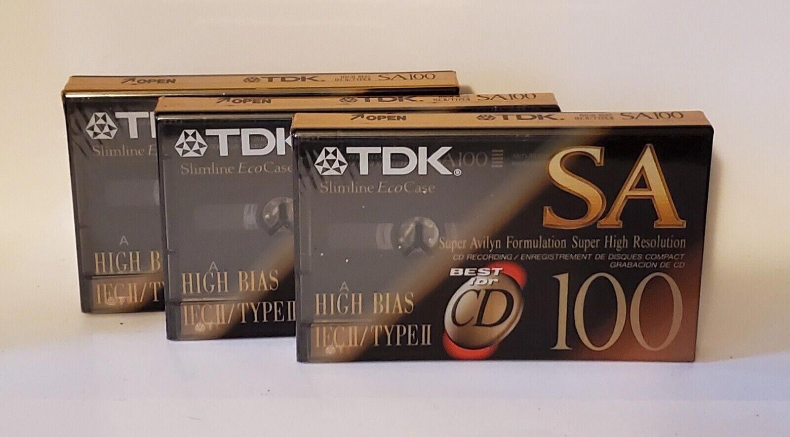 Designer TDK SA-100 High Bias Mini Discs - Pack of 3 Size ONE SIZE - 1 Thumbnail
