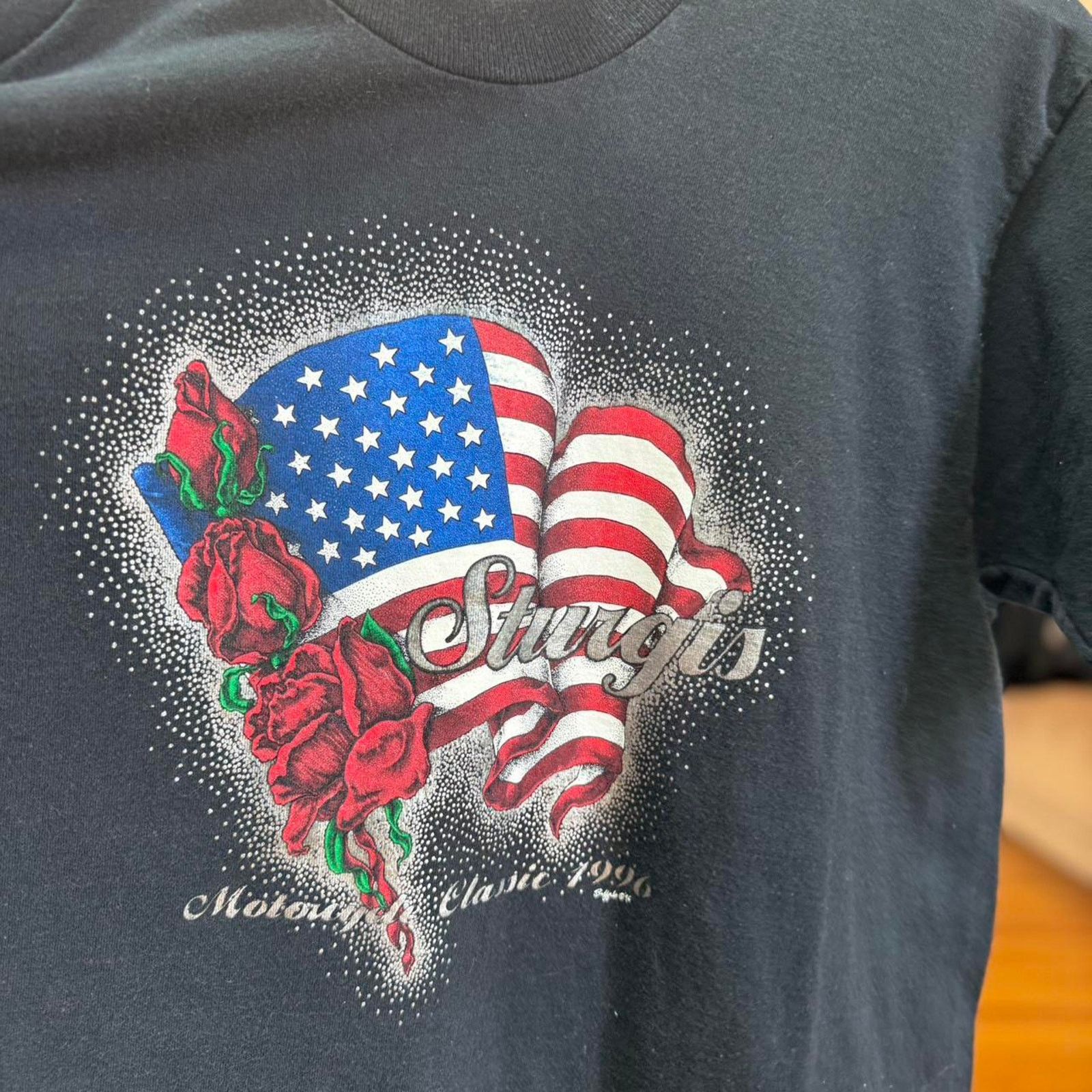 Vintage Vintage 90s Sturgis Rally Motorcycle Biker T-Shirt Size US L / EU 52-54 / 3 - 3 Thumbnail