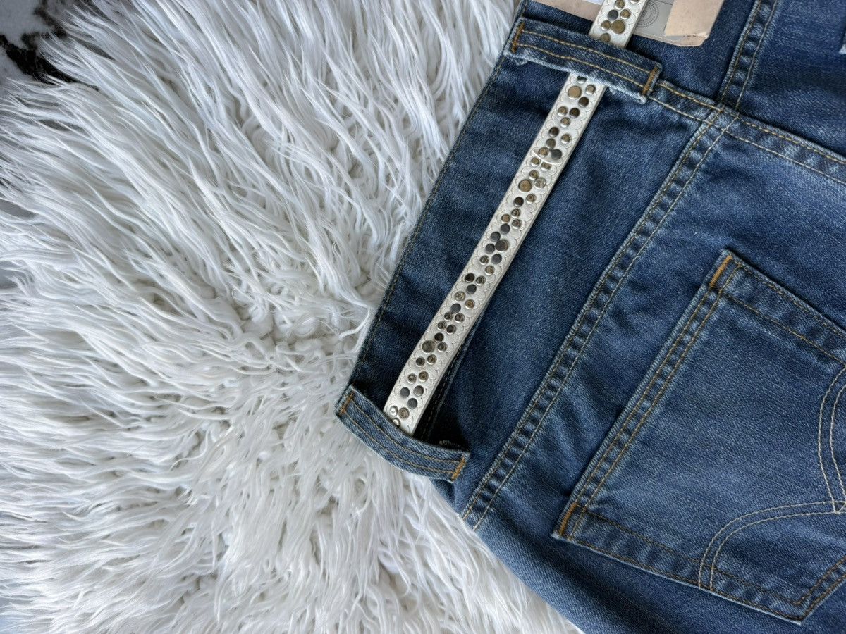 Hysteric Glamour Y2K Studded White Leather Belt Avant-garde Cyber Grunge Size ONE SIZE - 5 Thumbnail