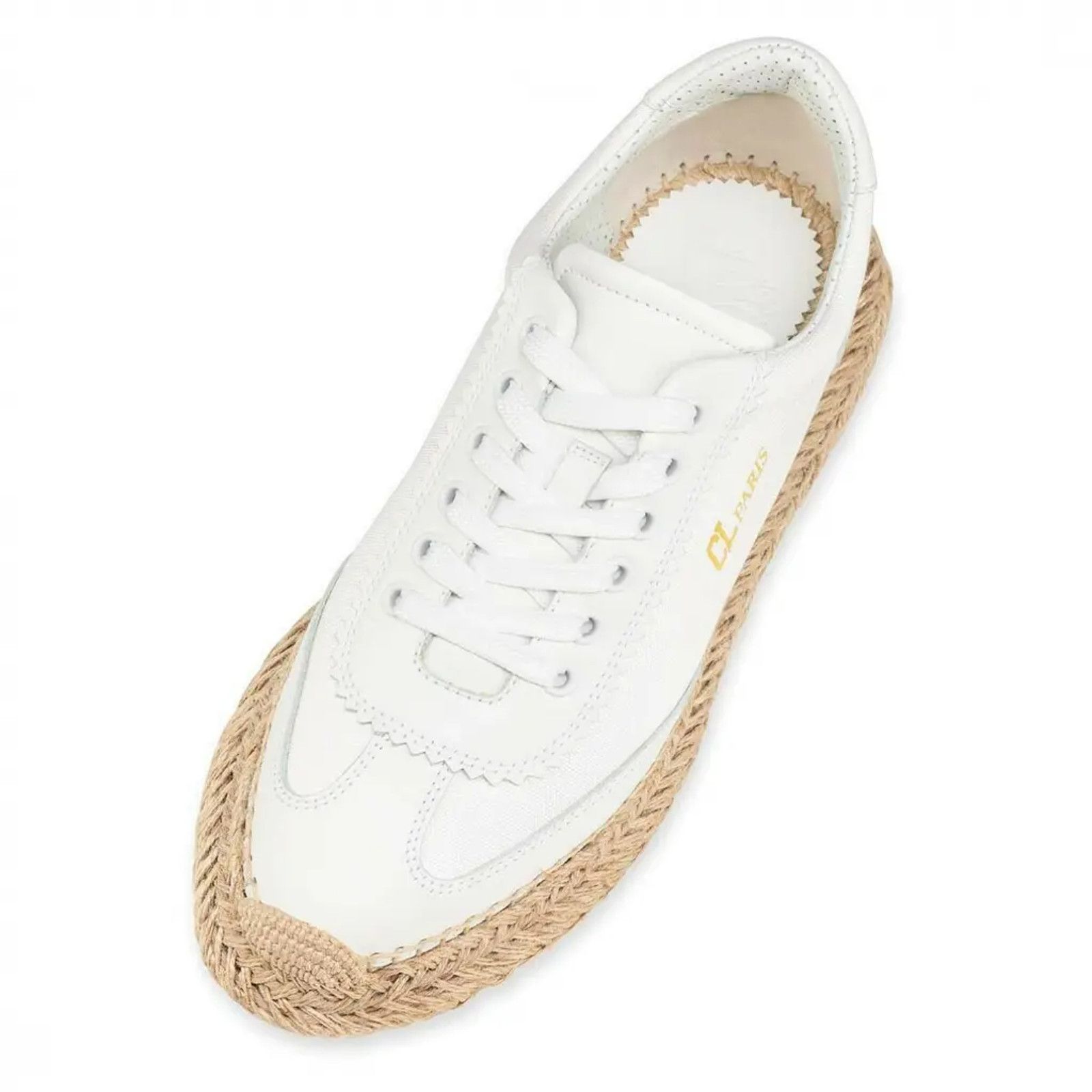 Christian Louboutin Christian Louboutin Flat White Bianco Platform Sneaker 40 Size US 10 / IT 40 - 6 Thumbnail