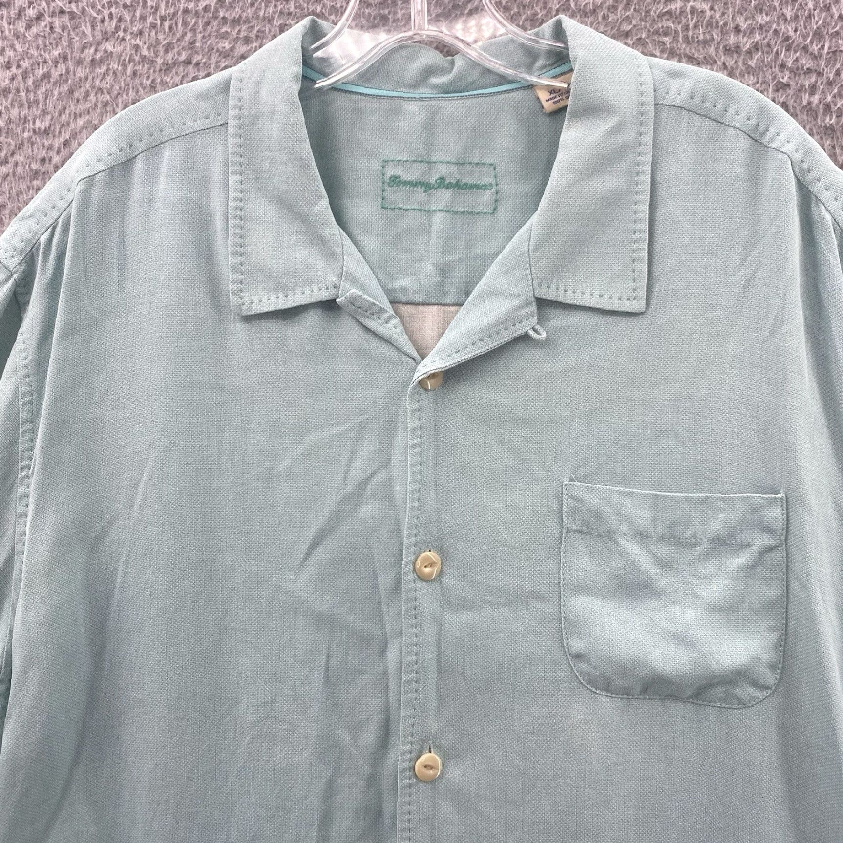 Tommy Bahama Tommy Bahama Shirt Mens XL Green 100% Silk Hawaiian Golf Casual Ourdoors Yacht Size US XL / EU 56 / 4 - 3 Thumbnail