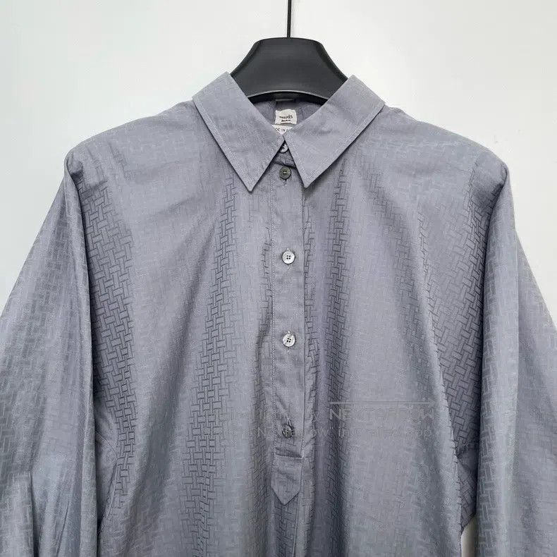 Hermes Hermes Grey Shirt Dress for Spring/Summer Size XXS / US 00 / IT 34 - 2 Thumbnail