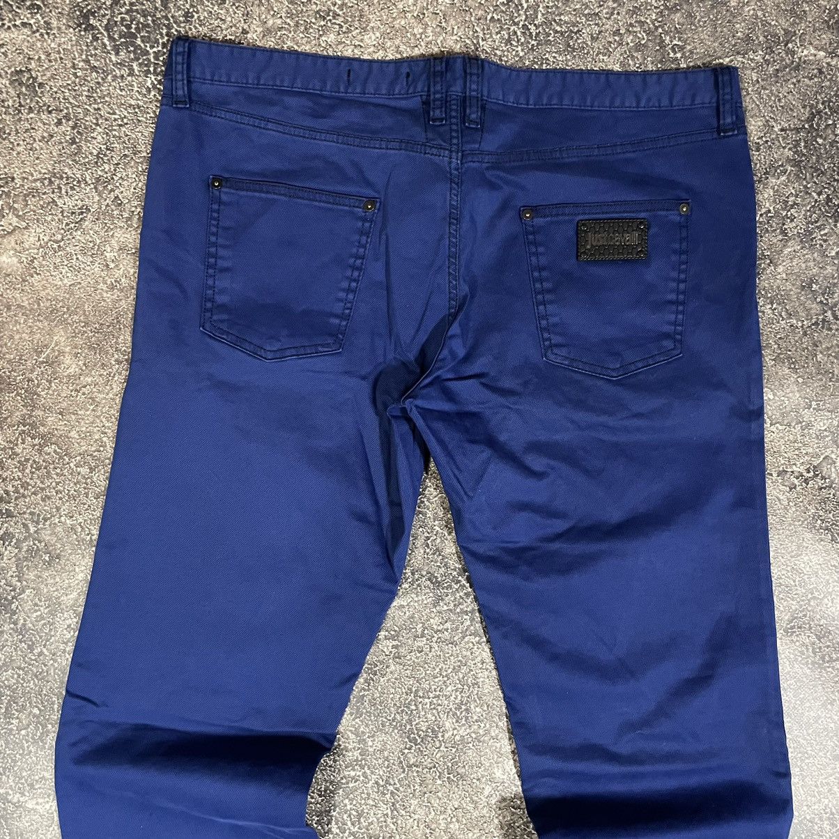 Just Cavalli × Roberto Cavalli Just Cavalli Blue Big Logo Pants Size US 38 / EU 54 - 13 Thumbnail