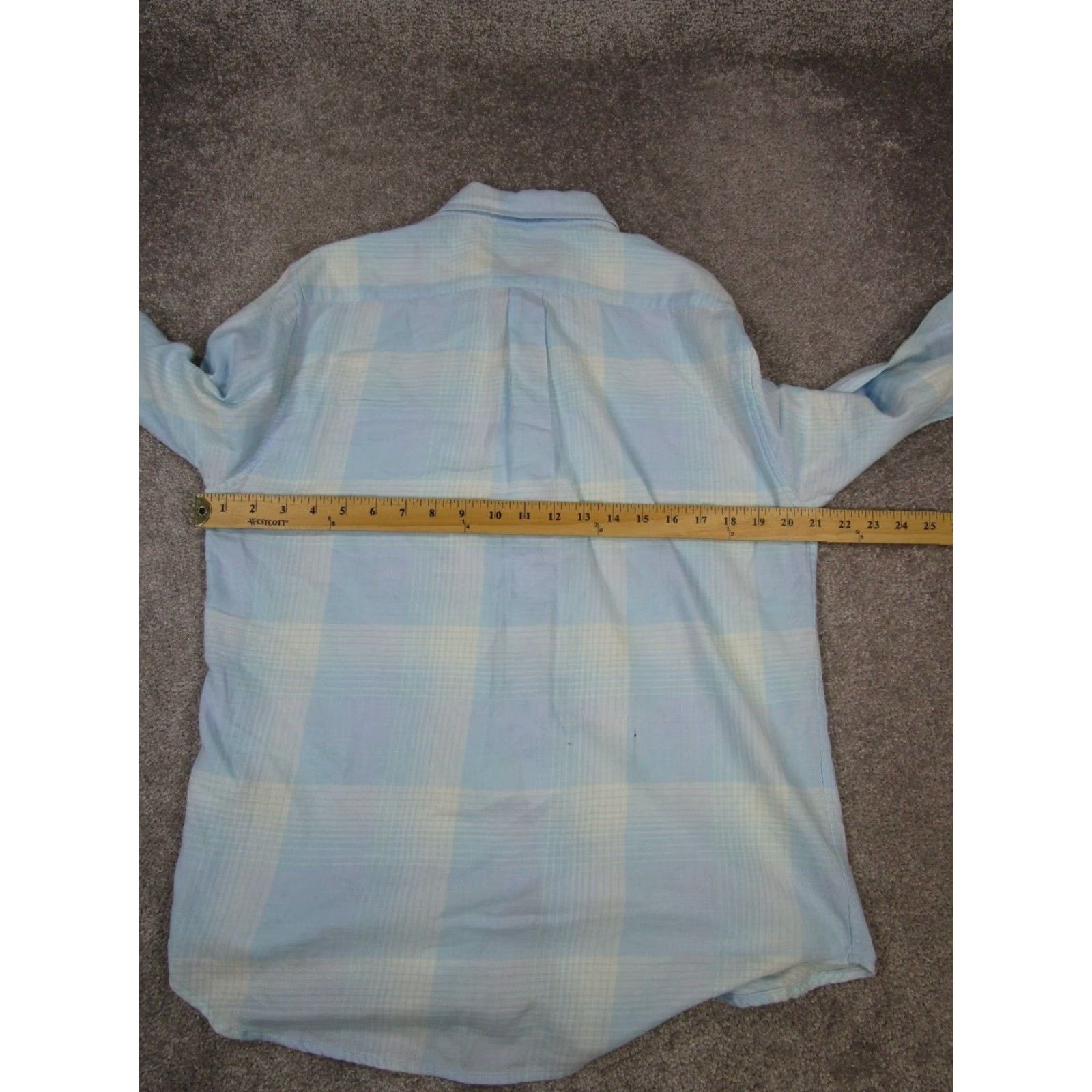 Bonobos Bonobos Plaid Button-Up Shirt Mens Medium Blue Cotton Long Sleeve Size US M / EU 48-50 / 2 - 5 Thumbnail