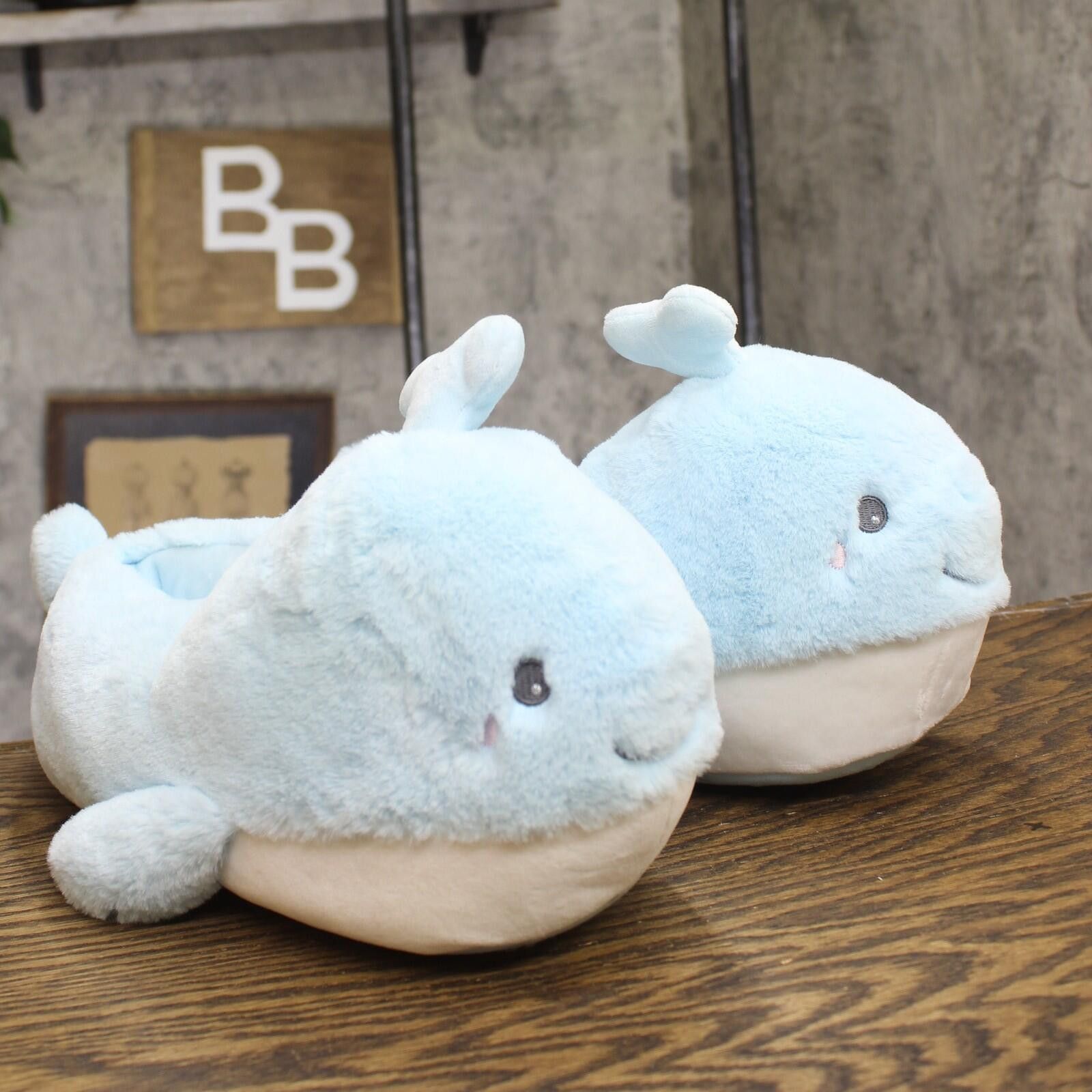 Other Cat & Jack Whale Character Slippers 92541968 Blue Xl (6-7) Size US 6 / EU 39 - 1 Thumbnail