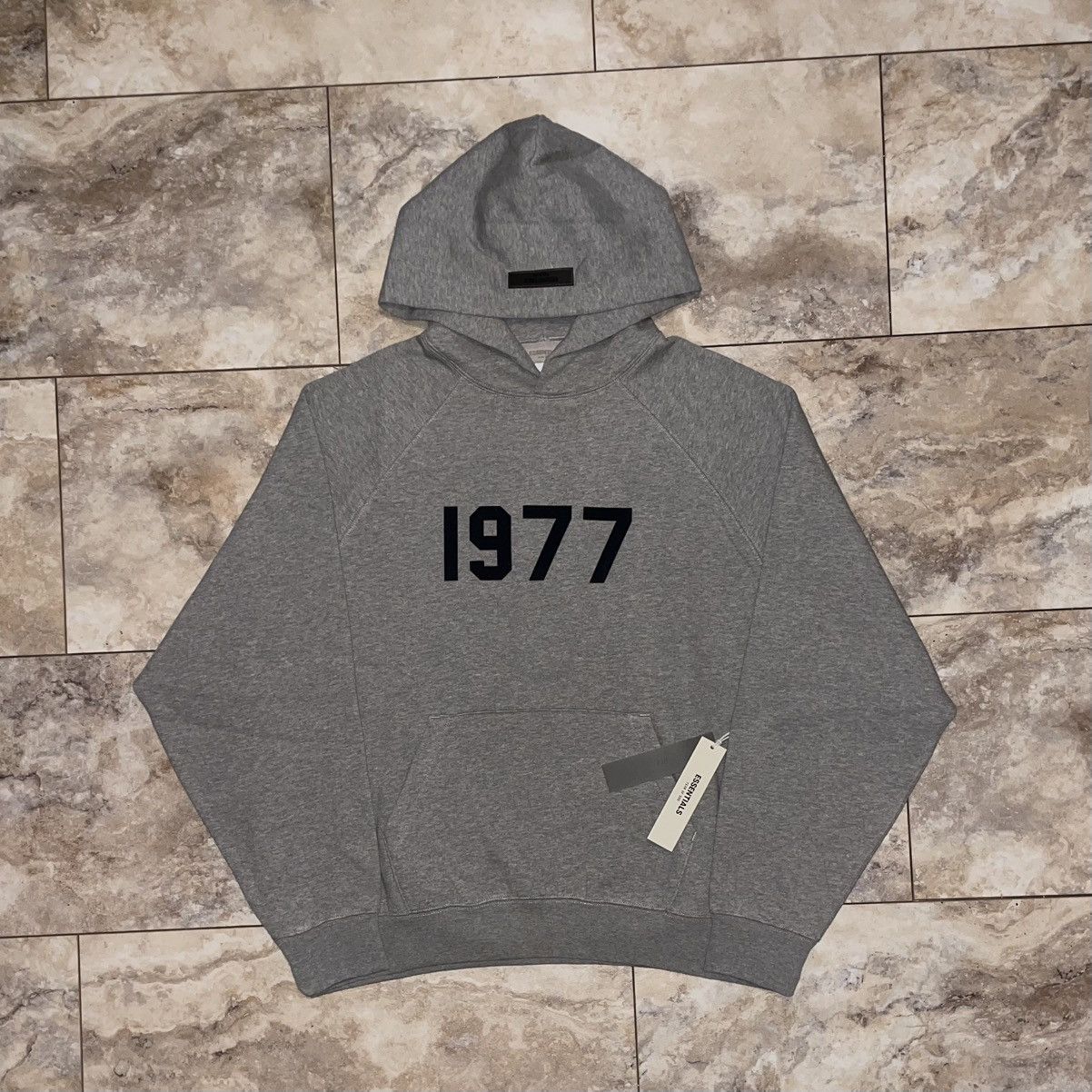 Fear of God Essentials Essentials 1977 Hoodie Dark Oatmeal M
