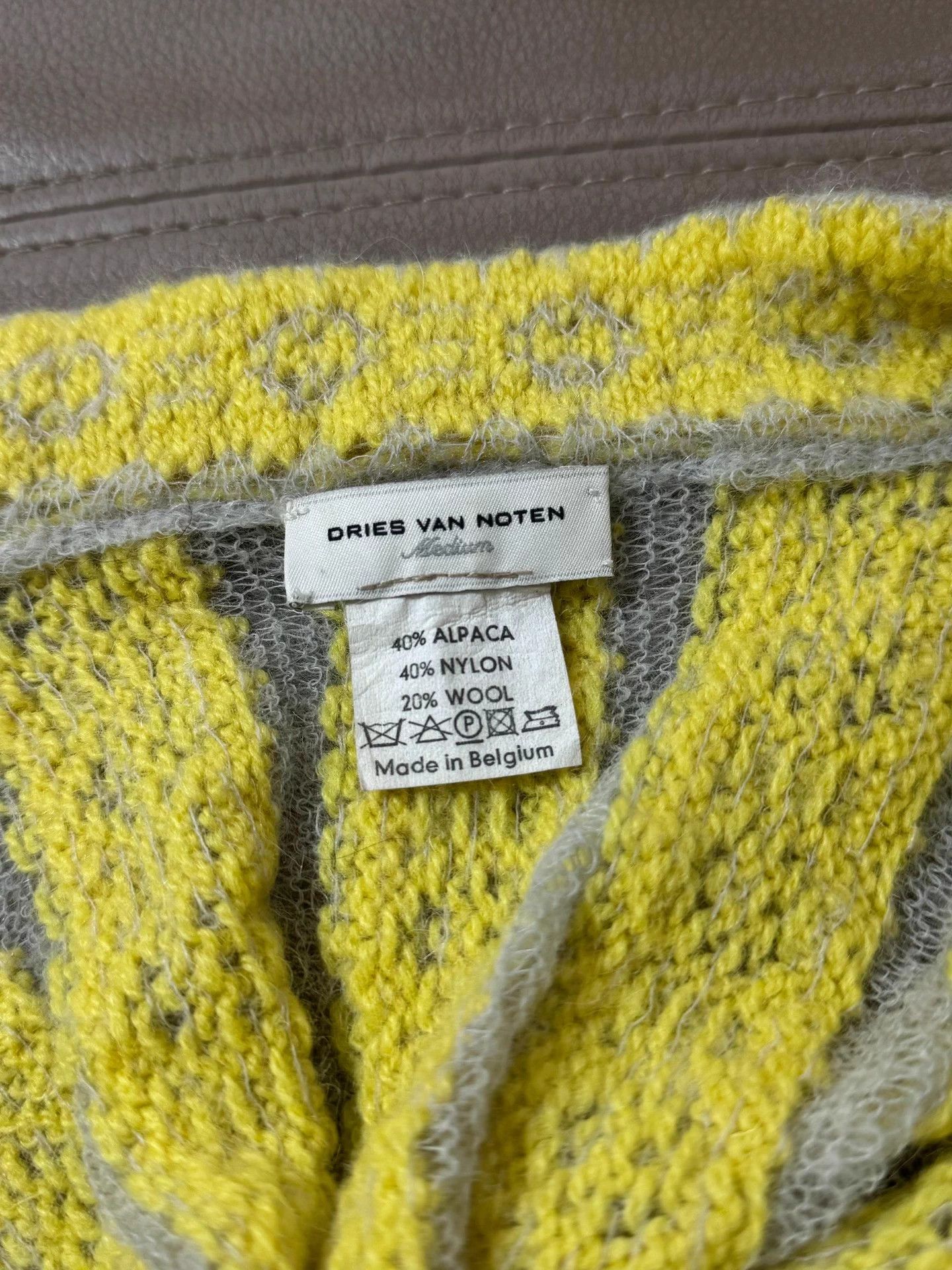 Dries Van Noten Dries Van Noten Alpaca Stripe Jacket Belgium M (S-M) VGC Size M / US 6-8 / IT 42-44 - 3 Thumbnail