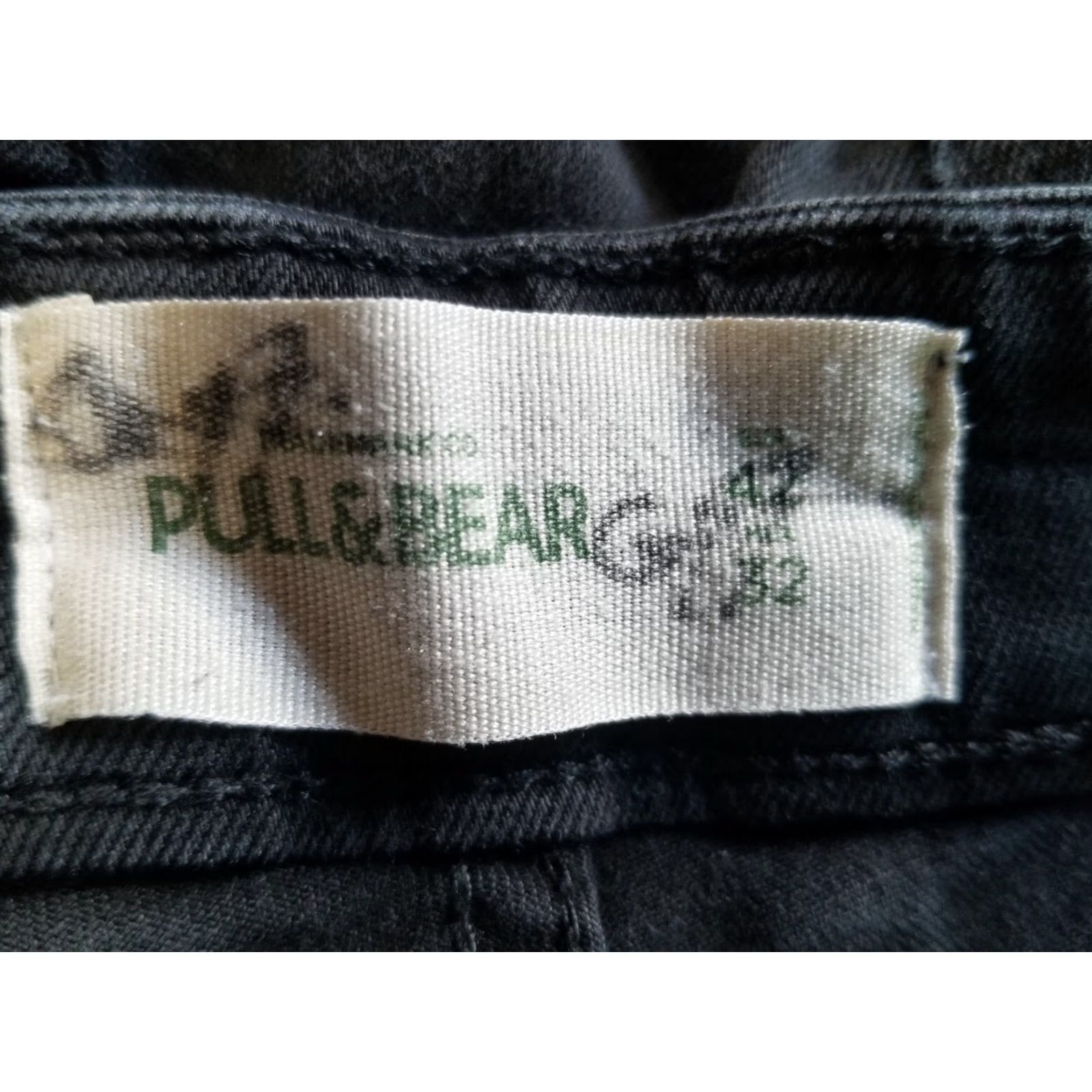 Vintage Pull & Bear Jeans Men Tapered Slim Fit Black Size 32 Inseam 30 Measurements Size US 32 / EU 48 - 7 Thumbnail