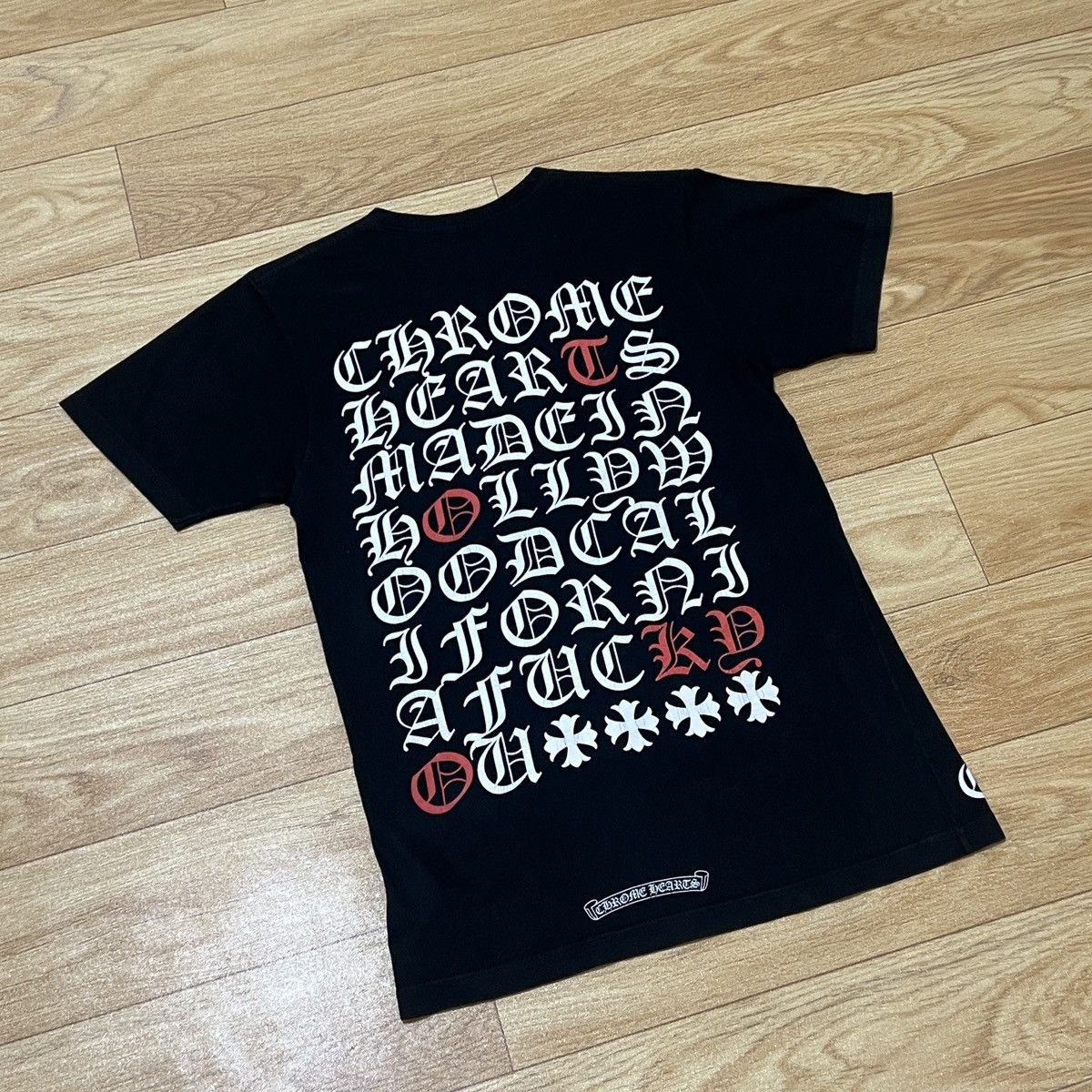 Chrome Hearts 💥 Chrome Hearts Exclusive Letter logo tee💥 Size US S / EU 44-46 / 1 - 1 Thumbnail