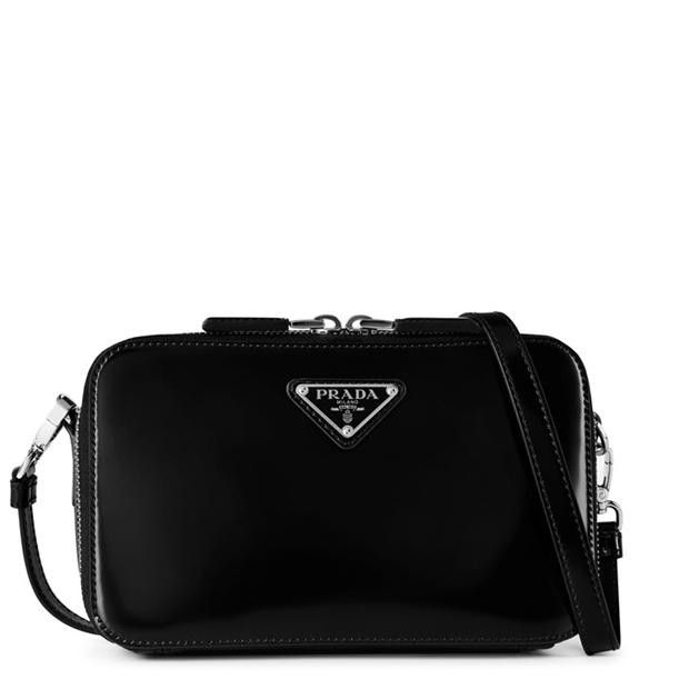 Prada PRADA Bique Brushed Leather Bag Size ONE SIZE - 1 Thumbnail
