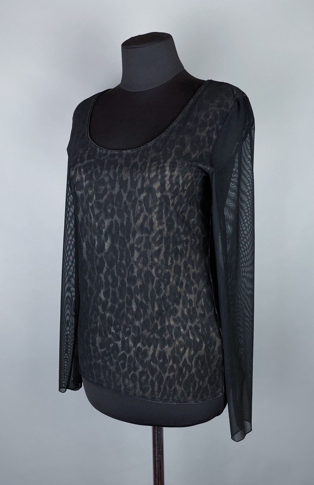 Dolce & Gabbana Women’s Dolce & Gabbana Underwear Mesh Leopard Blouse Size M Size M / US 6-8 / IT 42-44 - 5 Thumbnail