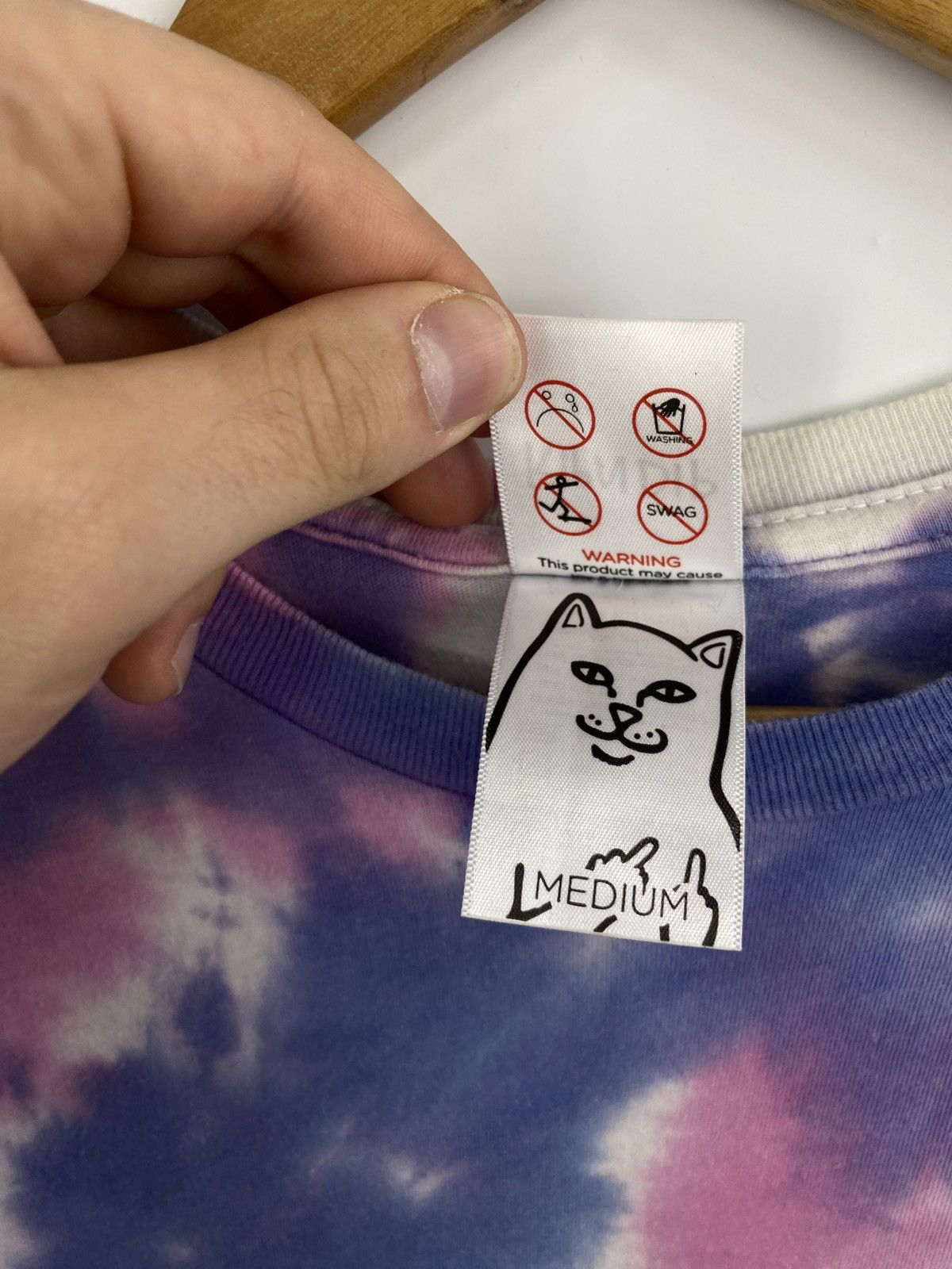 Golf Wang × RIPNDIP ☮️ ✌️ Rip N Dip Peace Tie Dye Love t-shirt hype rare retro Y2K Size US M / EU 48-50 / 2 - 9 Thumbnail