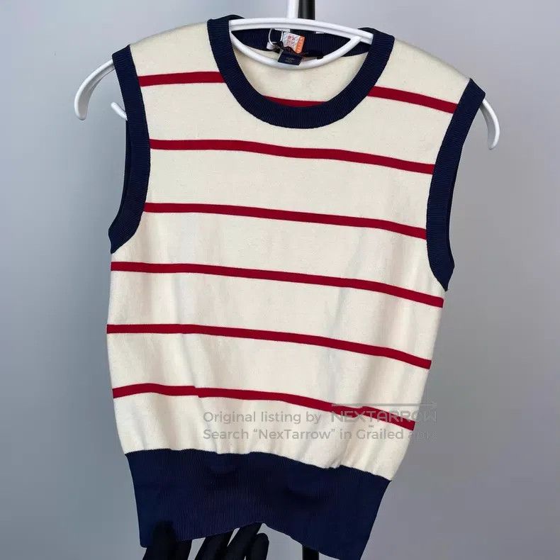 Louis Vuitton Louis Vuitton Red, white and blue striped knit vest Size XS / US 0-2 / IT 36-38 - 2 Thumbnail