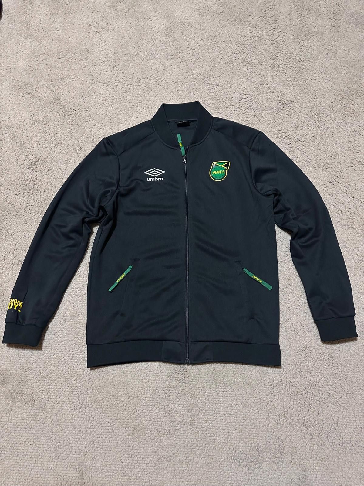 Umbro Umbro Jamaica Nationals Football Soccer Zip Track Jacket S Size US L / EU 52-54 / 3 - 1 Thumbnail